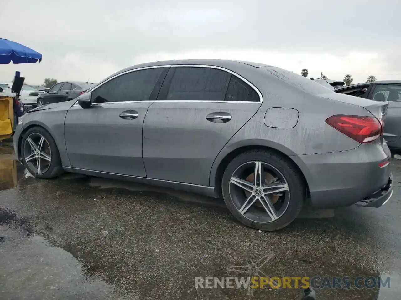 2 Photograph of a damaged car W1K3G4EB5MJ298044 MERCEDES-BENZ A-CLASS 2021