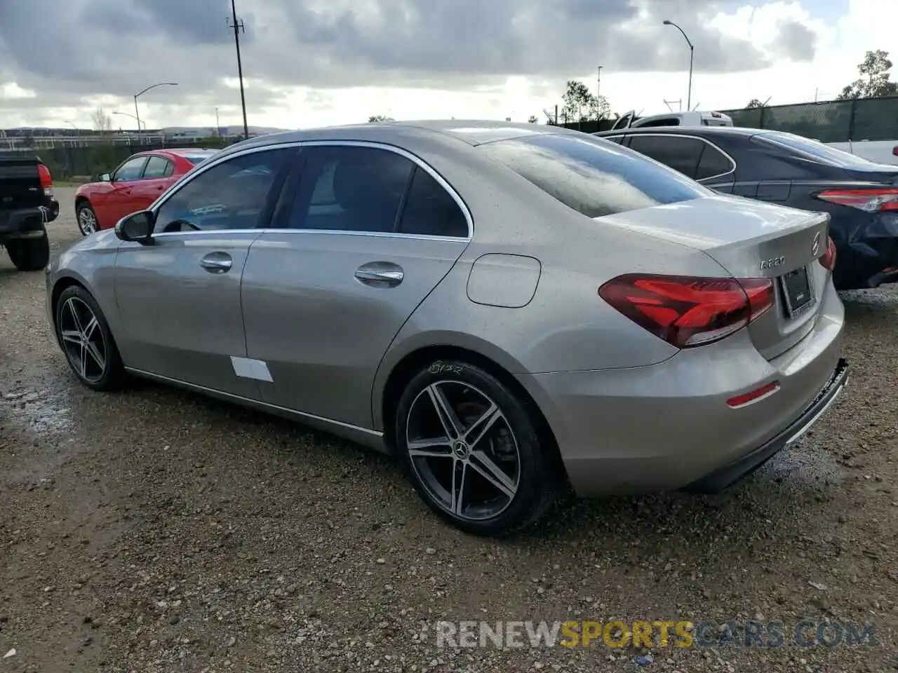 2 Photograph of a damaged car W1K3G4EB6MJ256563 MERCEDES-BENZ A-CLASS 2021