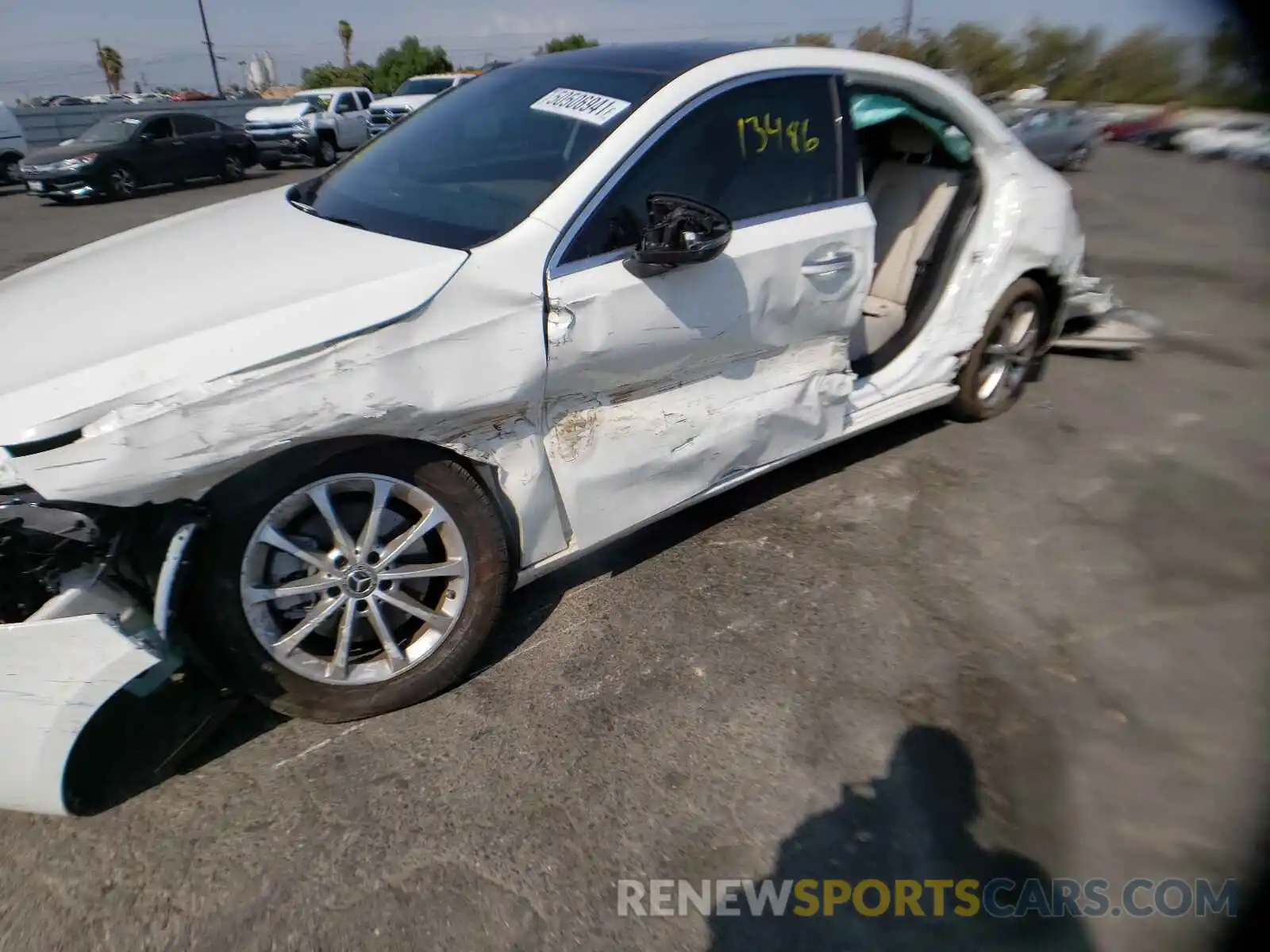 9 Photograph of a damaged car W1K3G4EB6MJ264484 MERCEDES-BENZ A-CLASS 2021