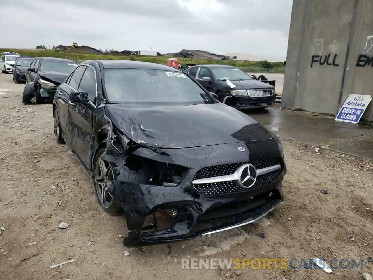 1 Photograph of a damaged car W1K3G4EB6MJ288395 MERCEDES-BENZ A-CLASS 2021