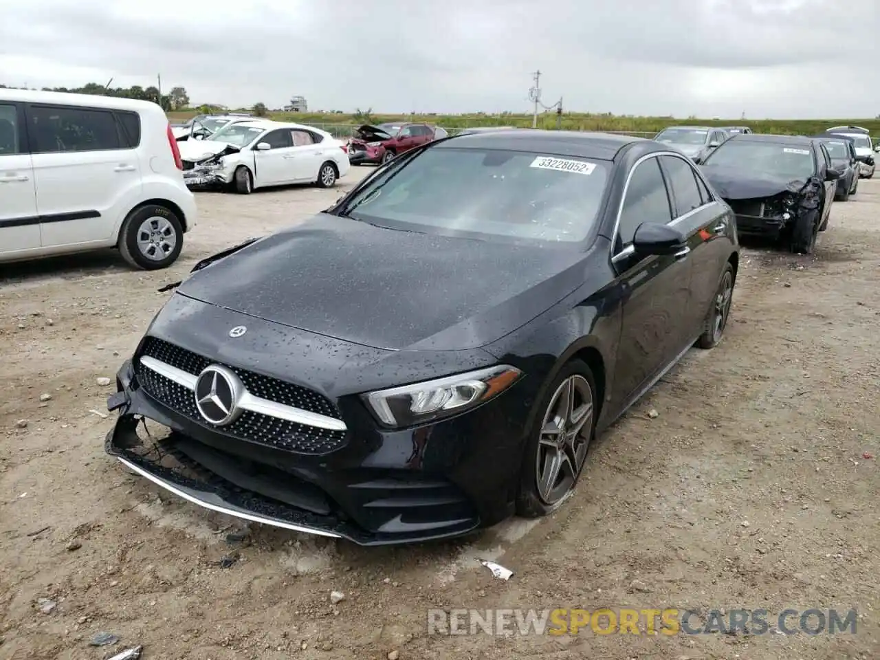 2 Photograph of a damaged car W1K3G4EB6MJ288395 MERCEDES-BENZ A-CLASS 2021