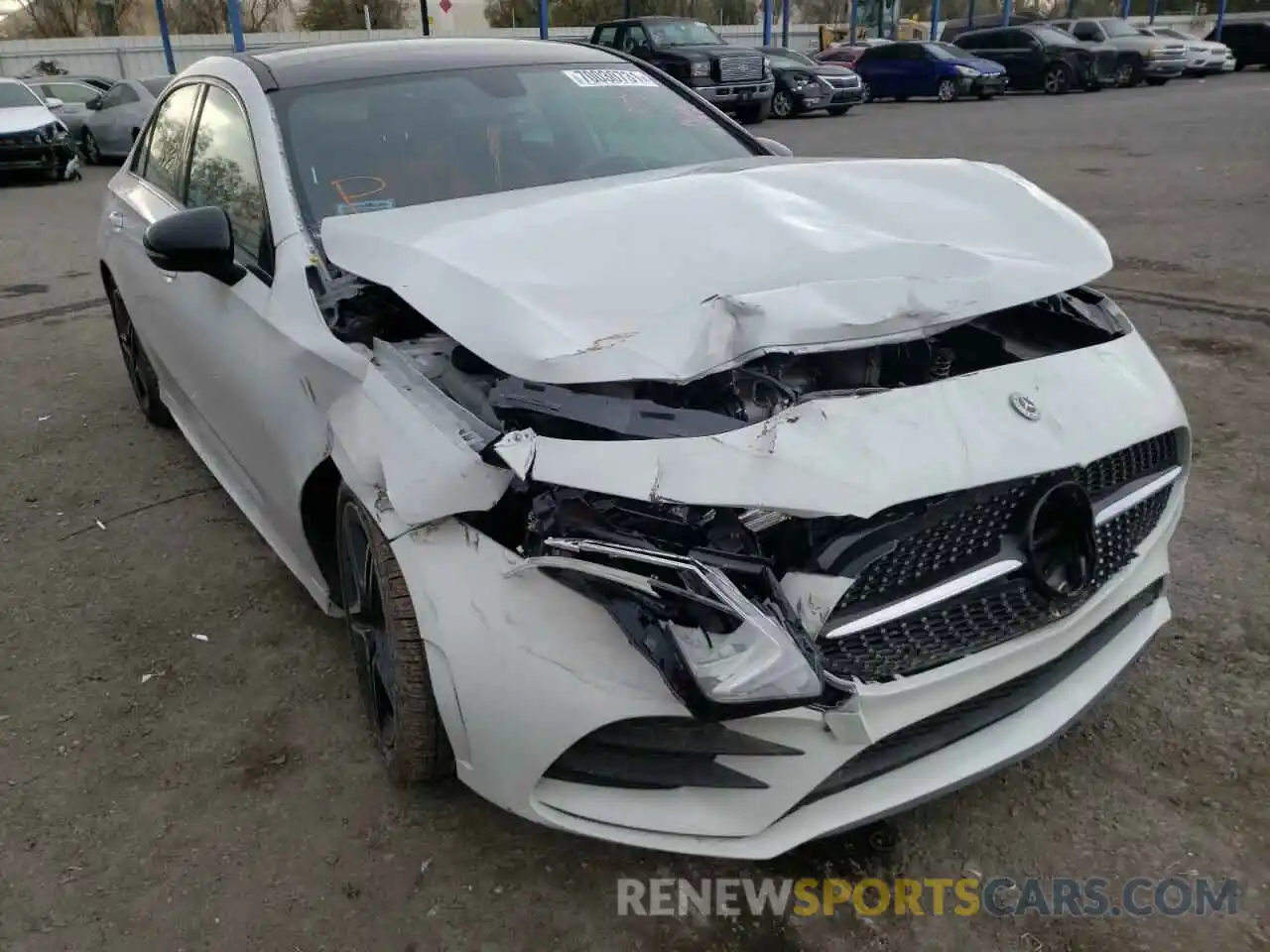 1 Photograph of a damaged car W1K3G4EB6MJ315319 MERCEDES-BENZ A-CLASS 2021