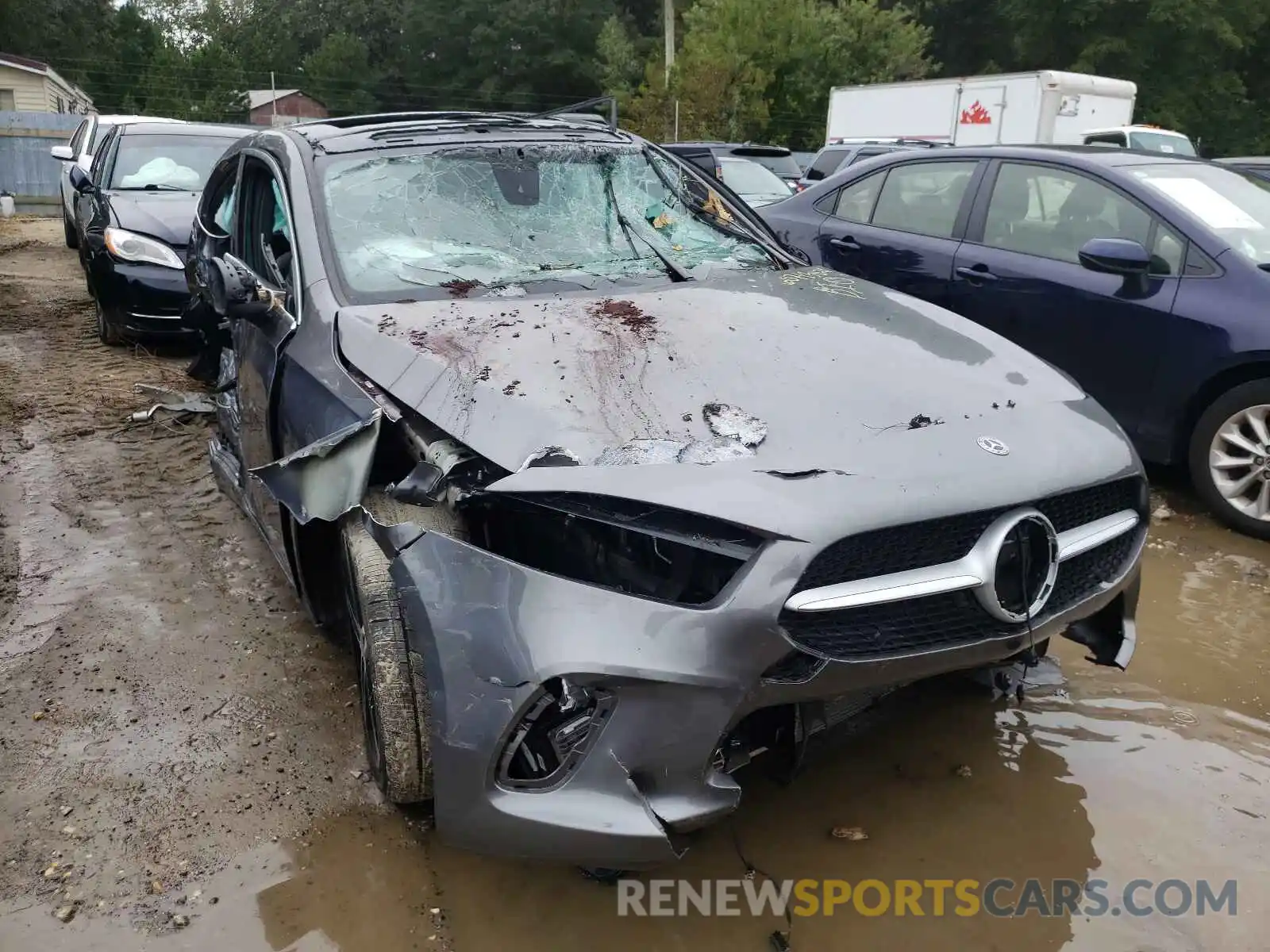 1 Photograph of a damaged car W1K3G4EB7MJ255776 MERCEDES-BENZ A-CLASS 2021