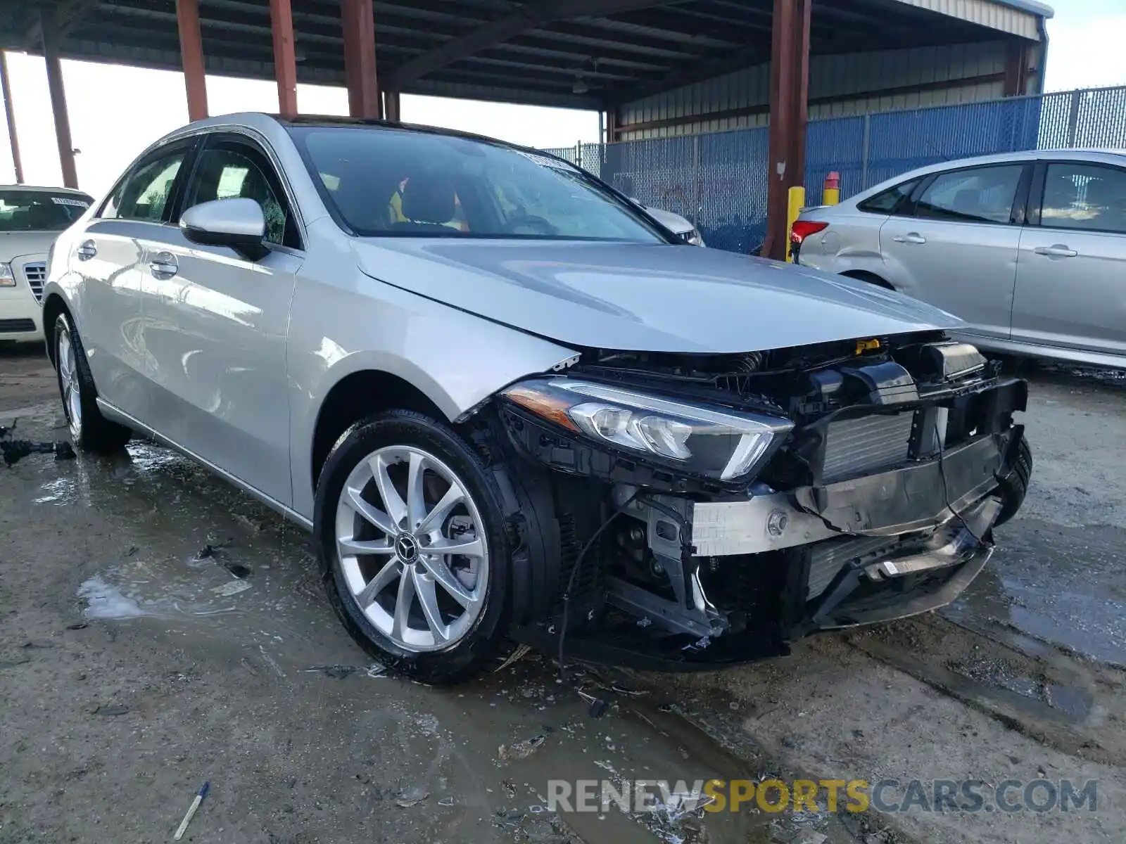 1 Photograph of a damaged car W1K3G4EB7MJ277891 MERCEDES-BENZ A-CLASS 2021