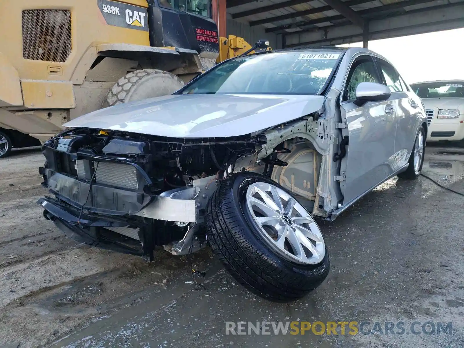 2 Photograph of a damaged car W1K3G4EB7MJ277891 MERCEDES-BENZ A-CLASS 2021