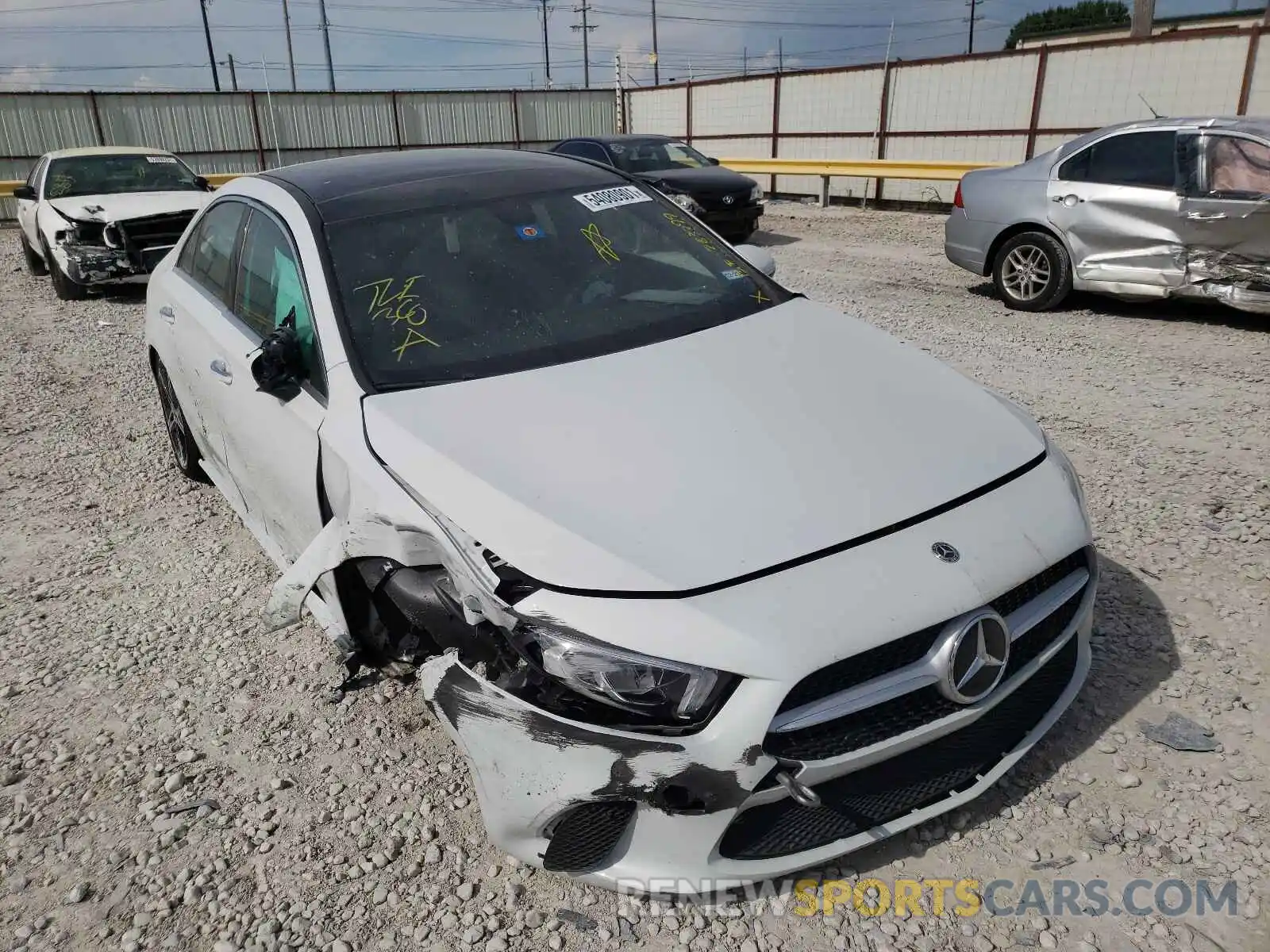 1 Photograph of a damaged car W1K3G4EB7MJ283299 MERCEDES-BENZ A-CLASS 2021