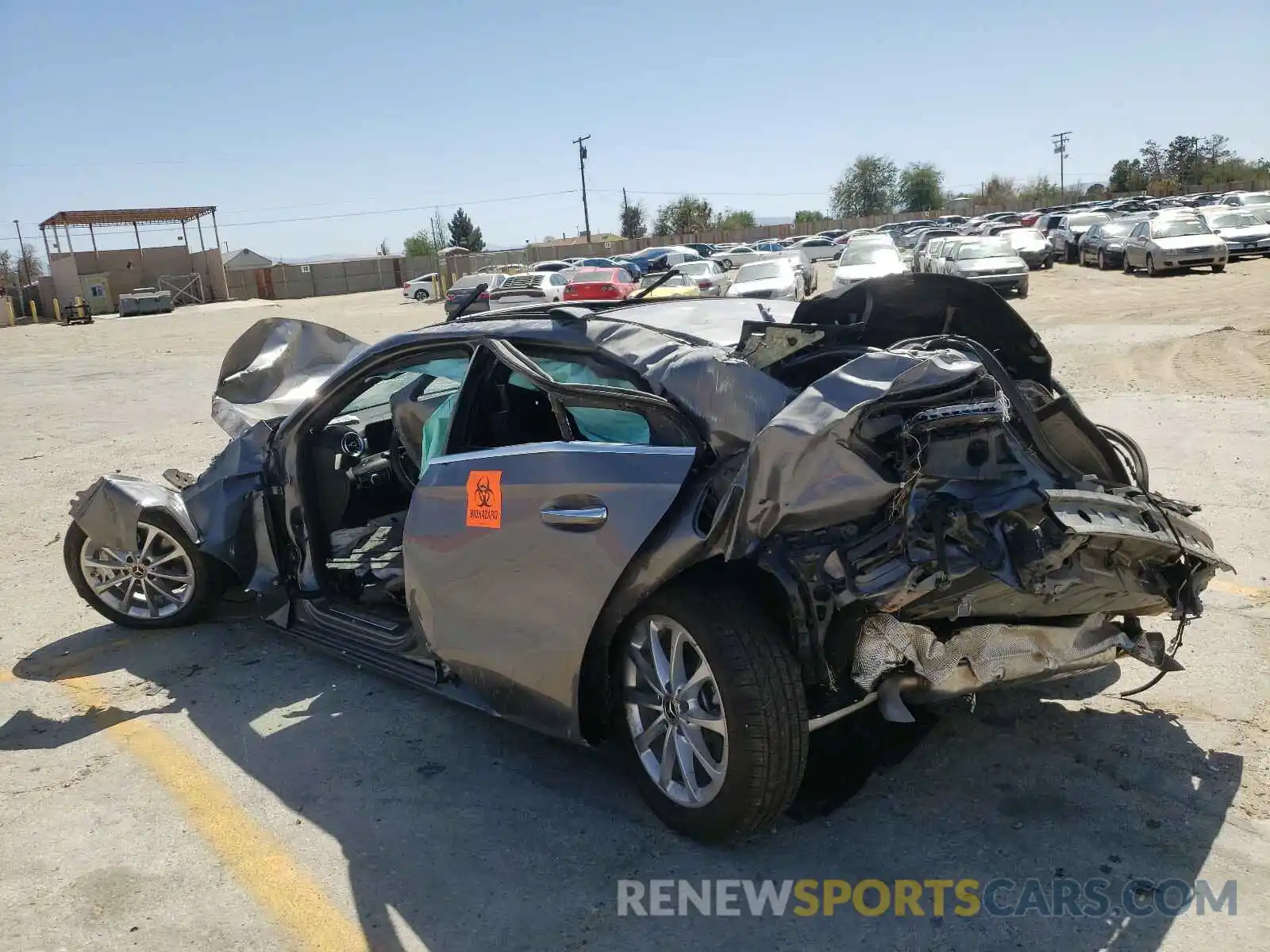 3 Photograph of a damaged car W1K3G4EB7MJ285067 MERCEDES-BENZ A-CLASS 2021