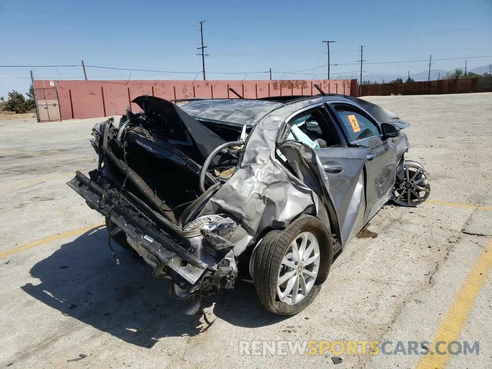 4 Photograph of a damaged car W1K3G4EB7MJ285067 MERCEDES-BENZ A-CLASS 2021