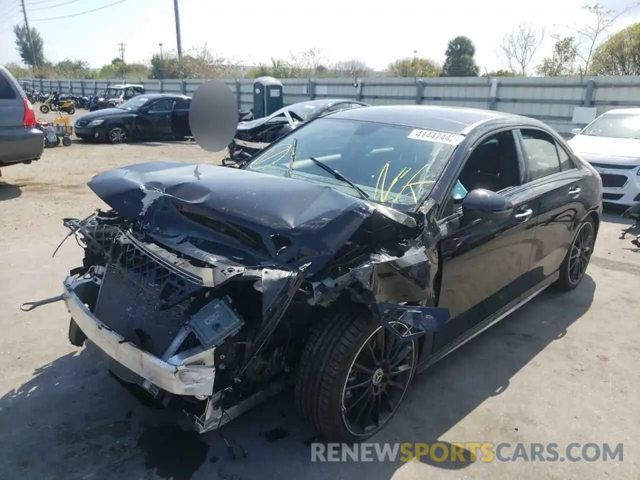 2 Photograph of a damaged car W1K3G4EB7MJ315829 MERCEDES-BENZ A-CLASS 2021