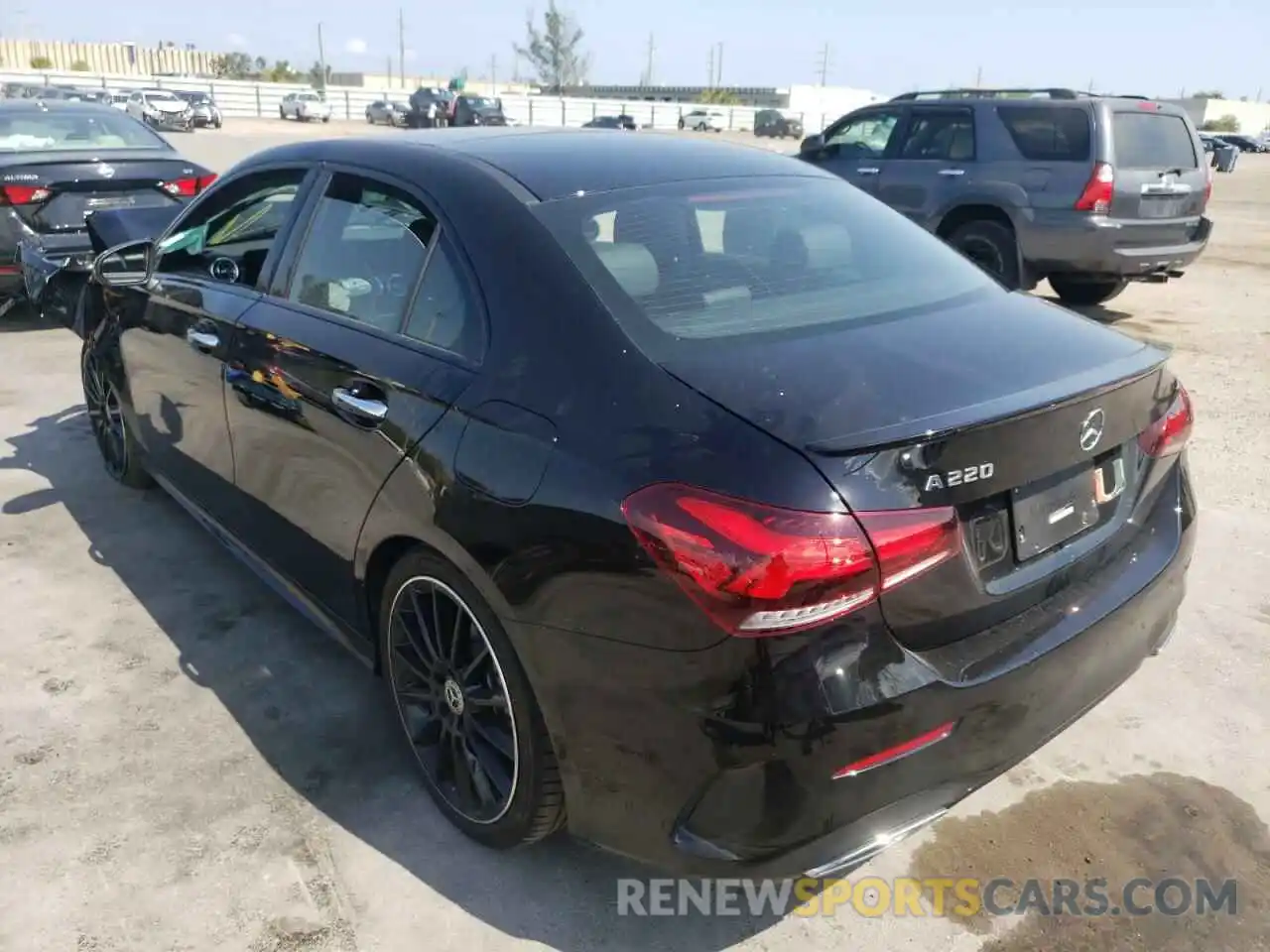 3 Photograph of a damaged car W1K3G4EB7MJ315829 MERCEDES-BENZ A-CLASS 2021