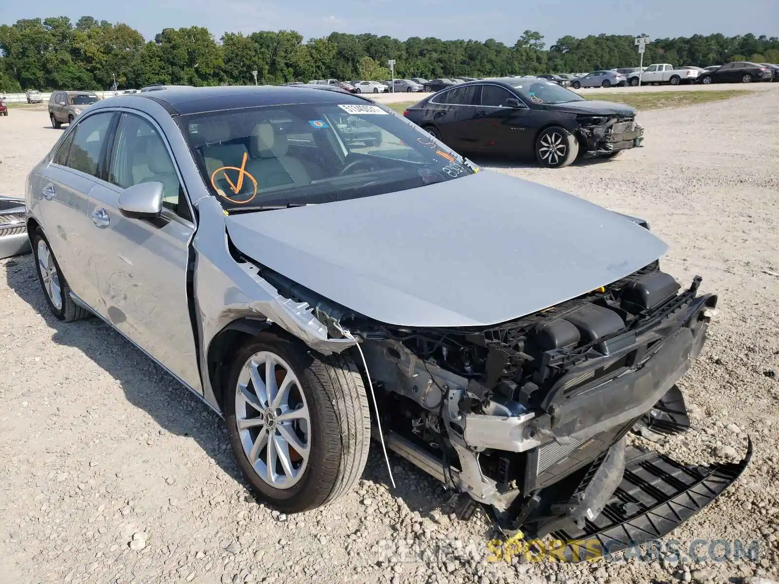 1 Photograph of a damaged car W1K3G4EB8MJ268309 MERCEDES-BENZ A-CLASS 2021