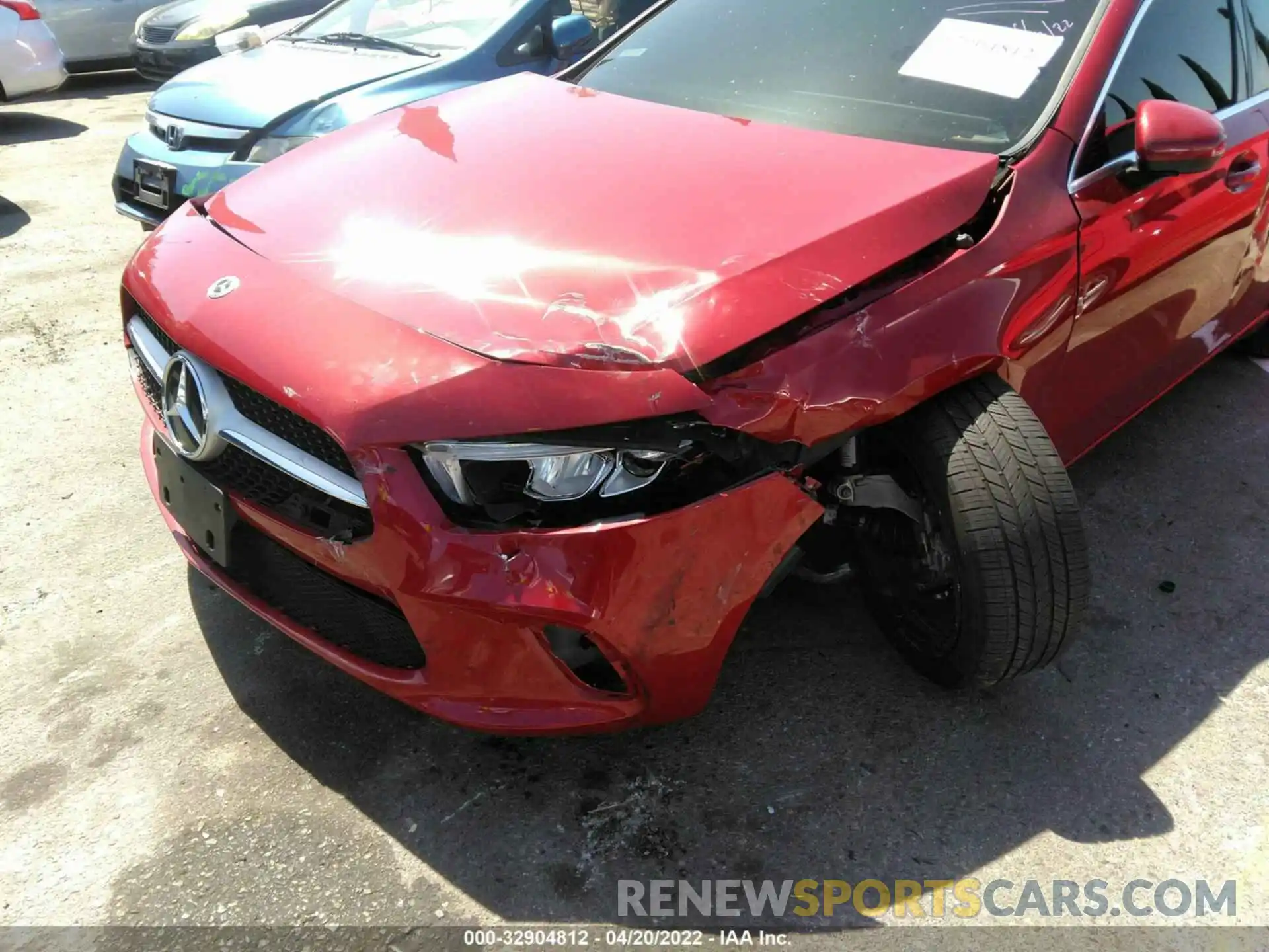 6 Photograph of a damaged car W1K3G4EB8MJ307173 MERCEDES-BENZ A-CLASS 2021