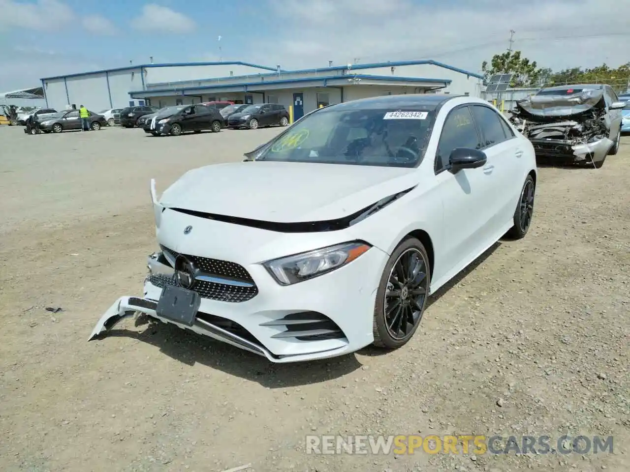 2 Photograph of a damaged car W1K3G4EB9MJ263829 MERCEDES-BENZ A-CLASS 2021