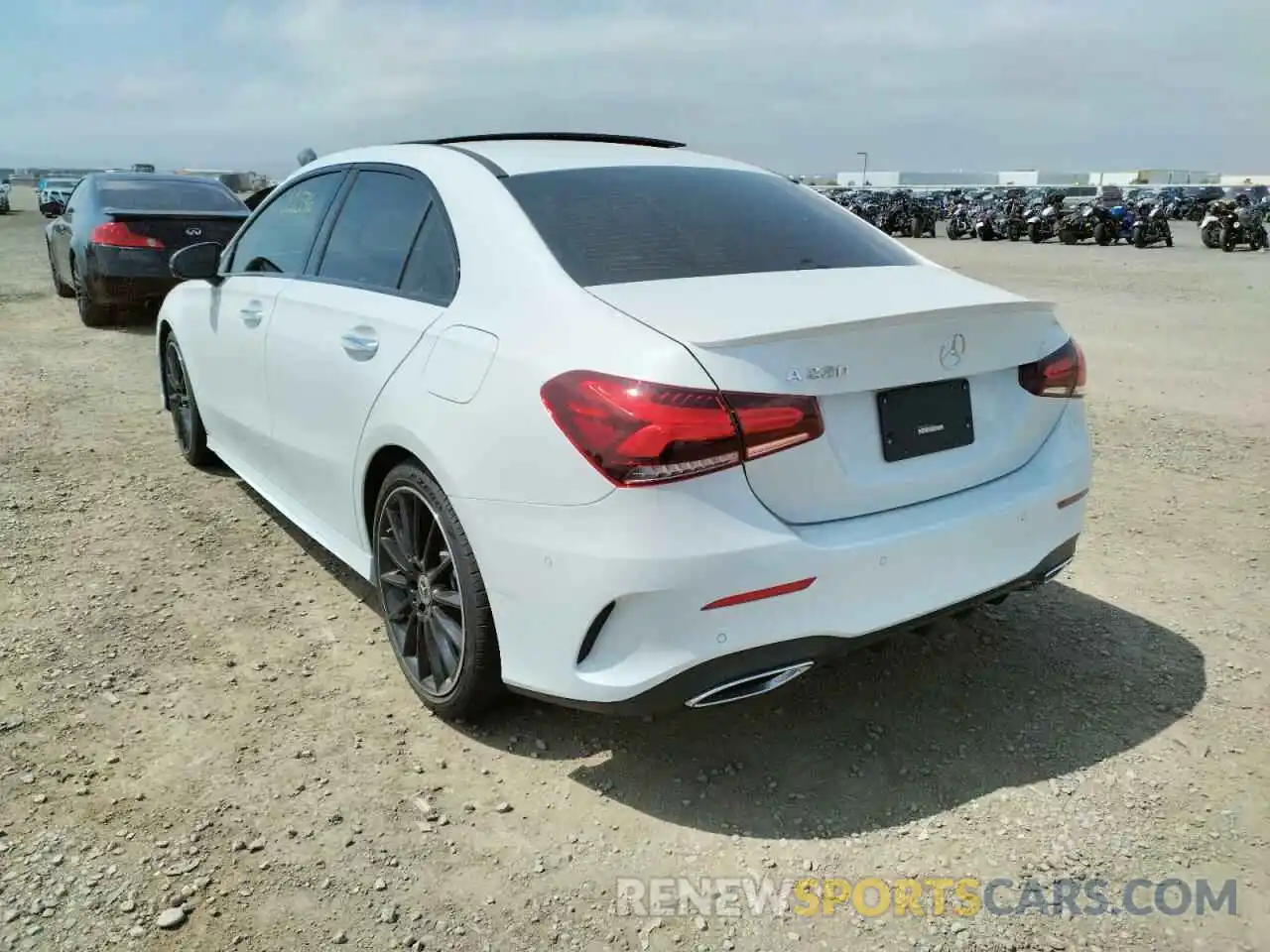 3 Photograph of a damaged car W1K3G4EB9MJ263829 MERCEDES-BENZ A-CLASS 2021