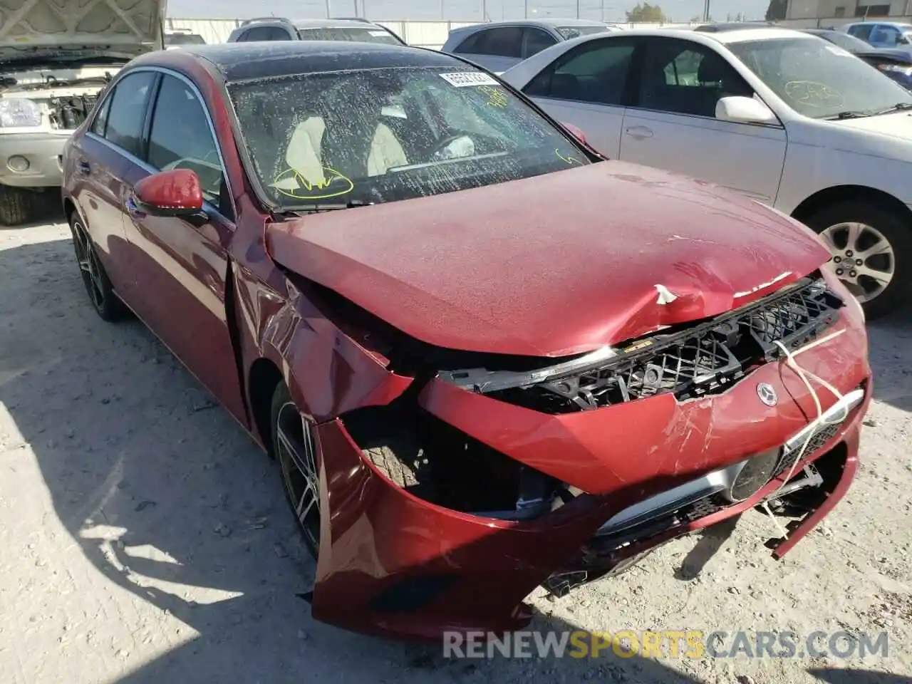 1 Photograph of a damaged car W1K3G4EB9MJ318425 MERCEDES-BENZ A-CLASS 2021