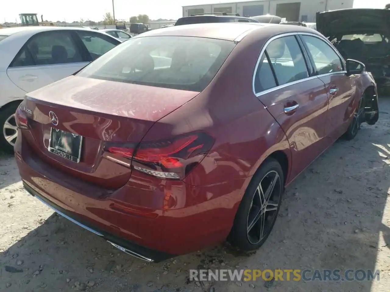 4 Photograph of a damaged car W1K3G4EB9MJ318425 MERCEDES-BENZ A-CLASS 2021