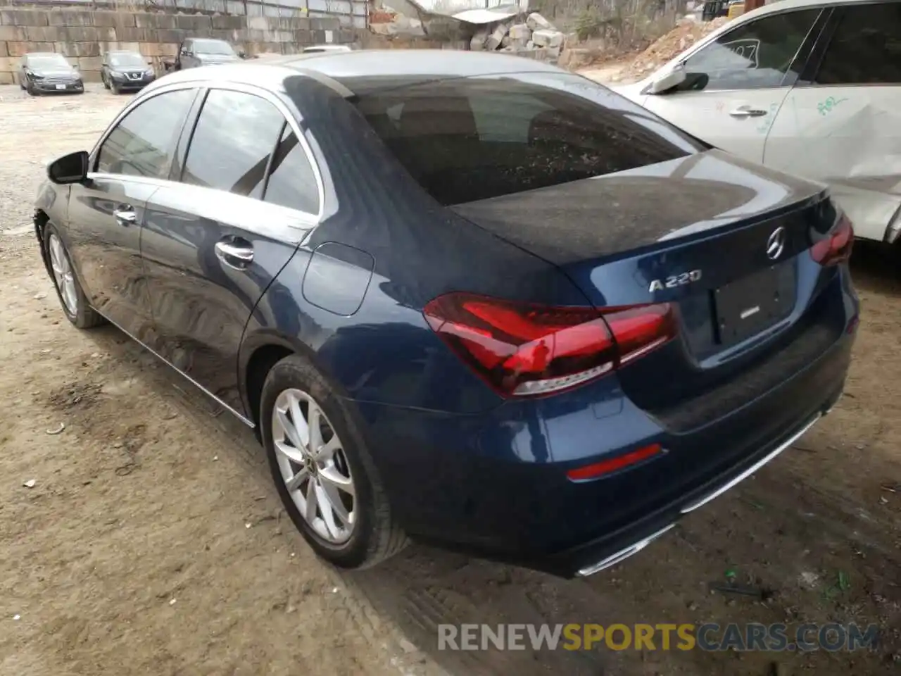 3 Photograph of a damaged car W1K3G4EBXMJ262253 MERCEDES-BENZ A-CLASS 2021