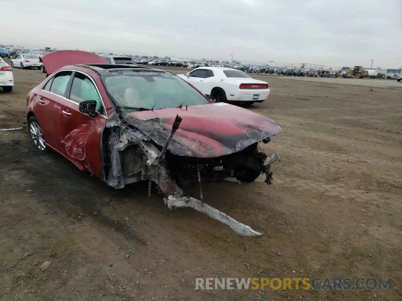 1 Photograph of a damaged car W1K3G4EBXMJ272636 MERCEDES-BENZ A-CLASS 2021