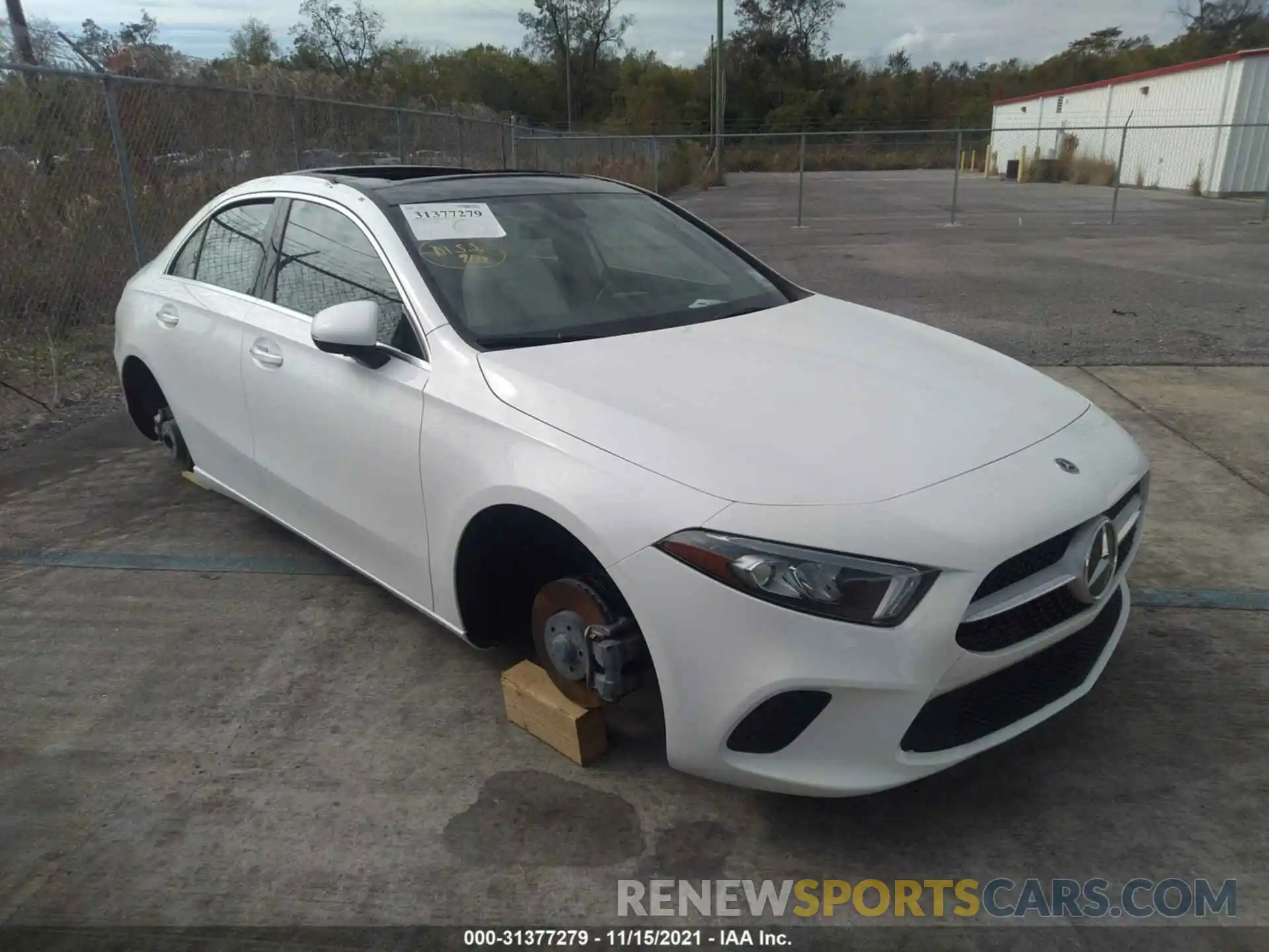 1 Photograph of a damaged car W1K3G4EBXMJ296340 MERCEDES-BENZ A-CLASS 2021