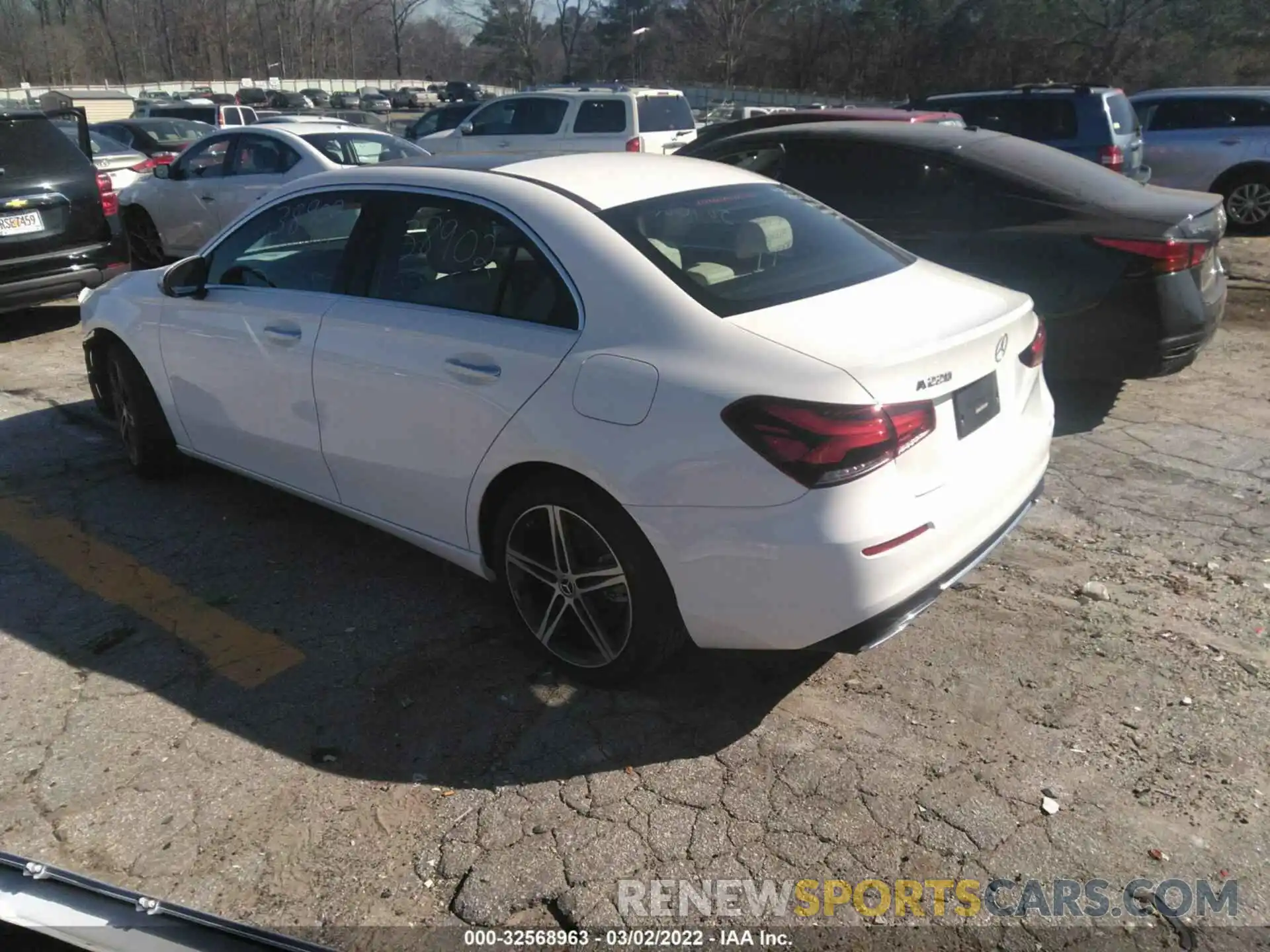 3 Photograph of a damaged car W1K3G4EBXMJ297648 MERCEDES-BENZ A-CLASS 2021