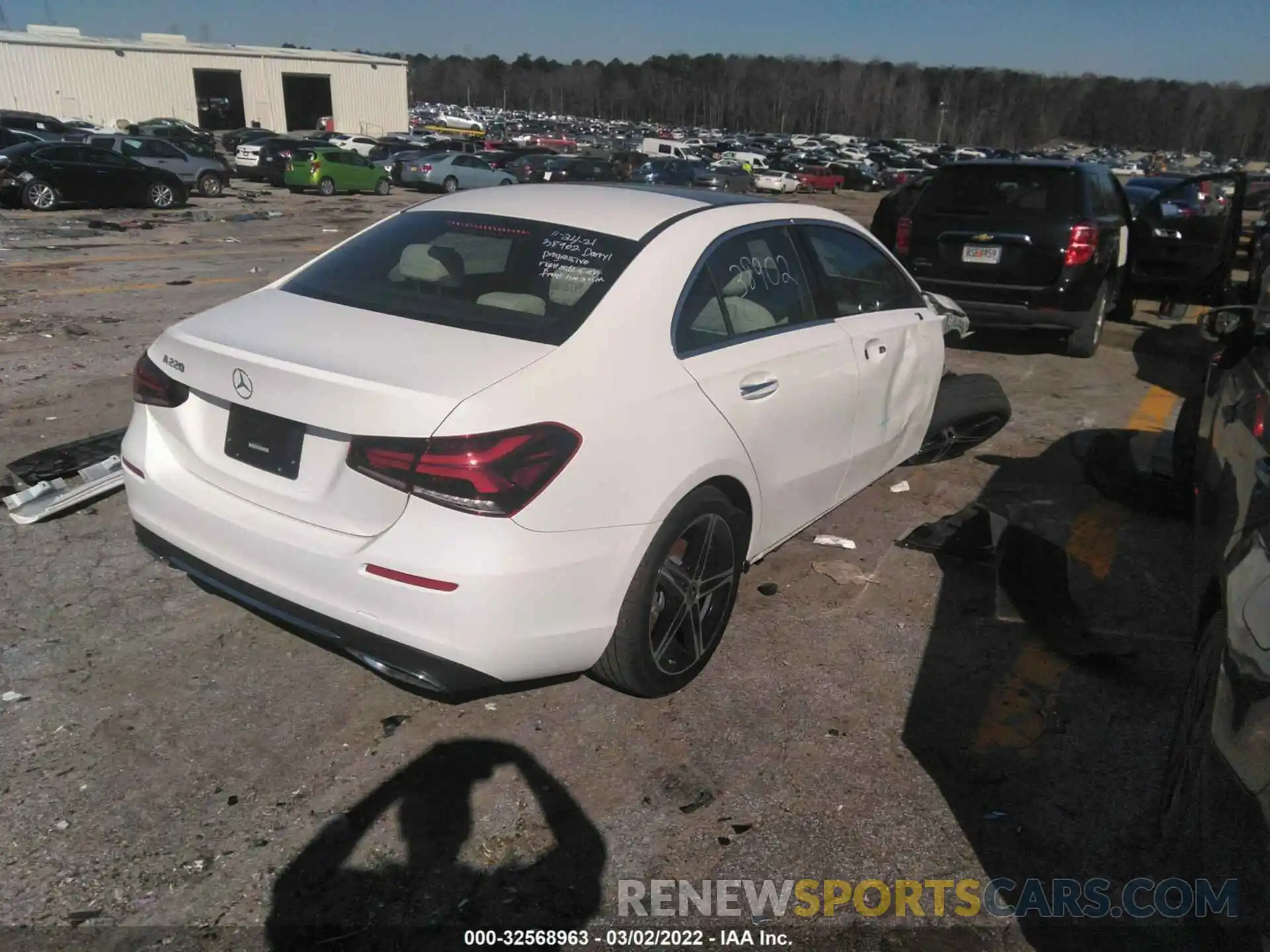 4 Photograph of a damaged car W1K3G4EBXMJ297648 MERCEDES-BENZ A-CLASS 2021