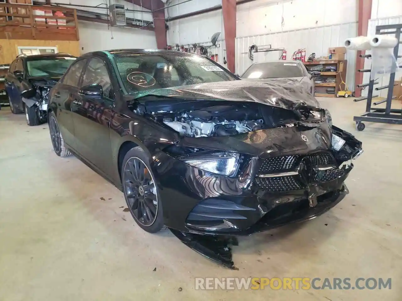 1 Photograph of a damaged car W1K3G4EBXMJ321916 MERCEDES-BENZ A-CLASS 2021