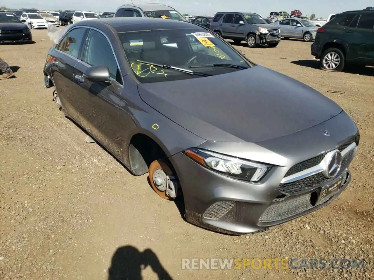 1 Photograph of a damaged car W1K3G4FB0MJ255486 MERCEDES-BENZ A-CLASS 2021