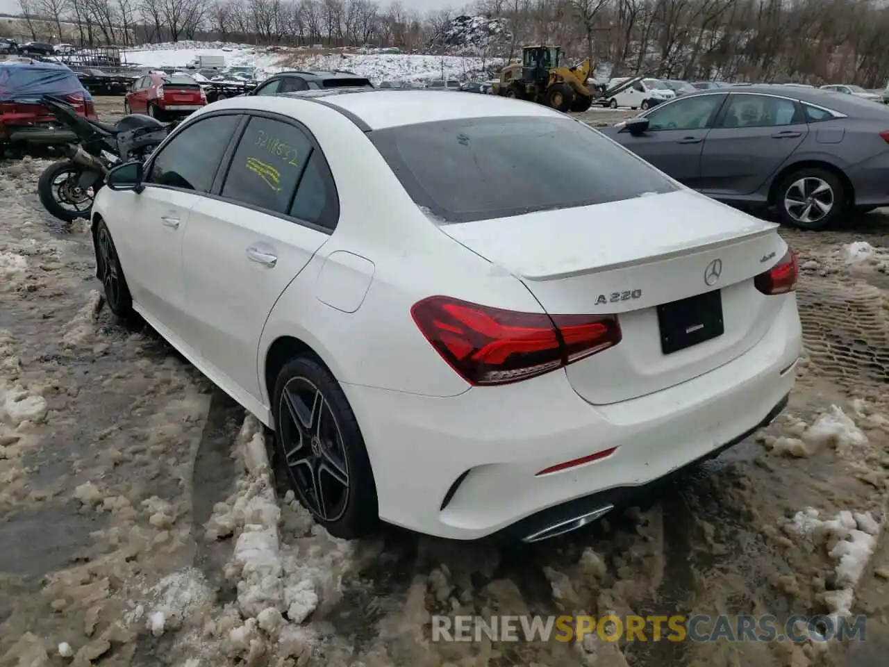 3 Photograph of a damaged car W1K3G4FB0MJ267086 MERCEDES-BENZ A-CLASS 2021