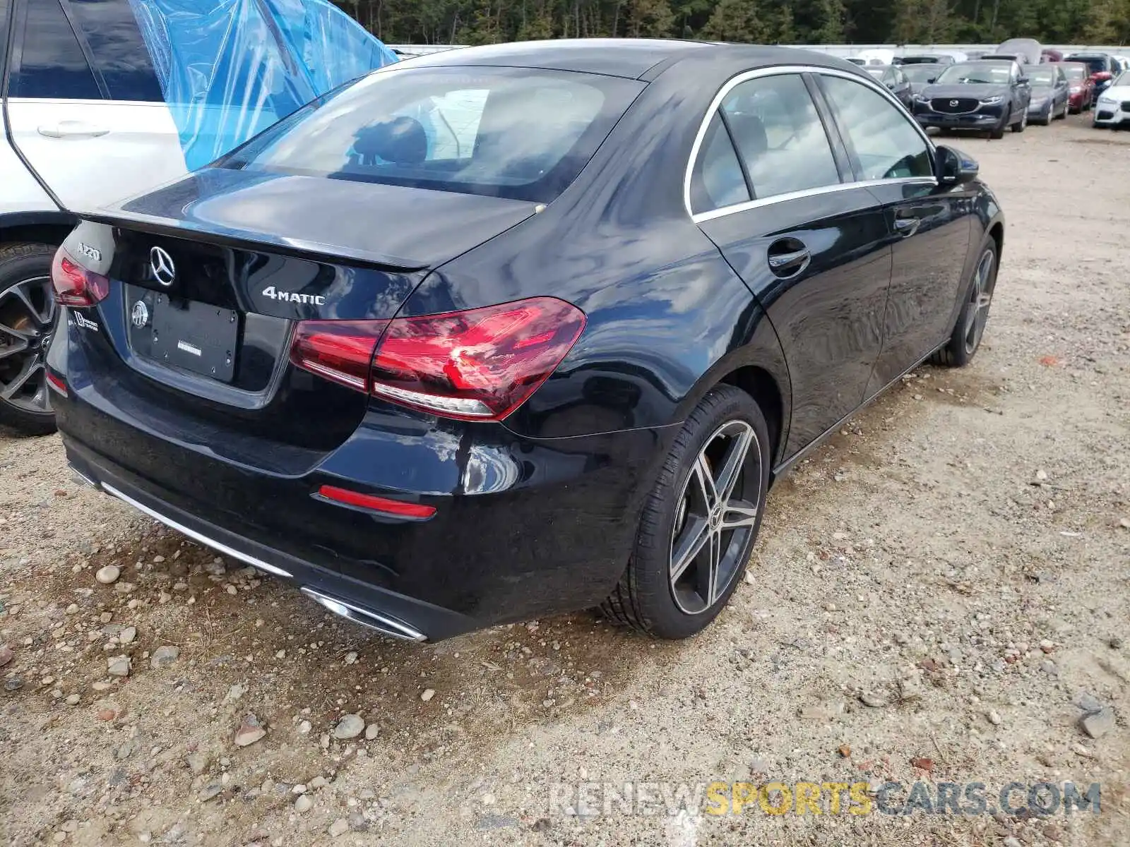 4 Photograph of a damaged car W1K3G4FB0MJ283613 MERCEDES-BENZ A-CLASS 2021