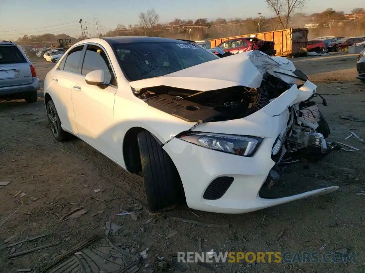 1 Photograph of a damaged car W1K3G4FB0MJ287967 MERCEDES-BENZ A-CLASS 2021