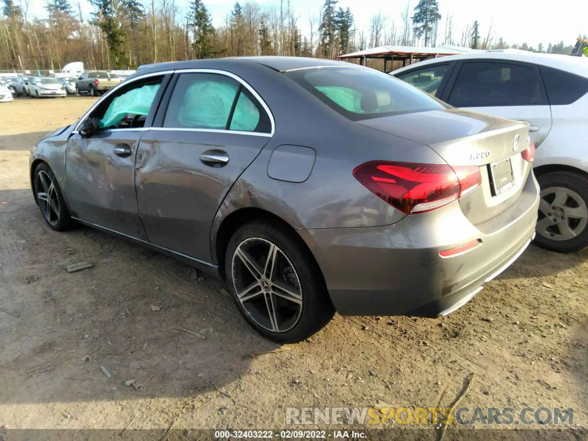 3 Photograph of a damaged car W1K3G4FB0MJ290688 MERCEDES-BENZ A-CLASS 2021