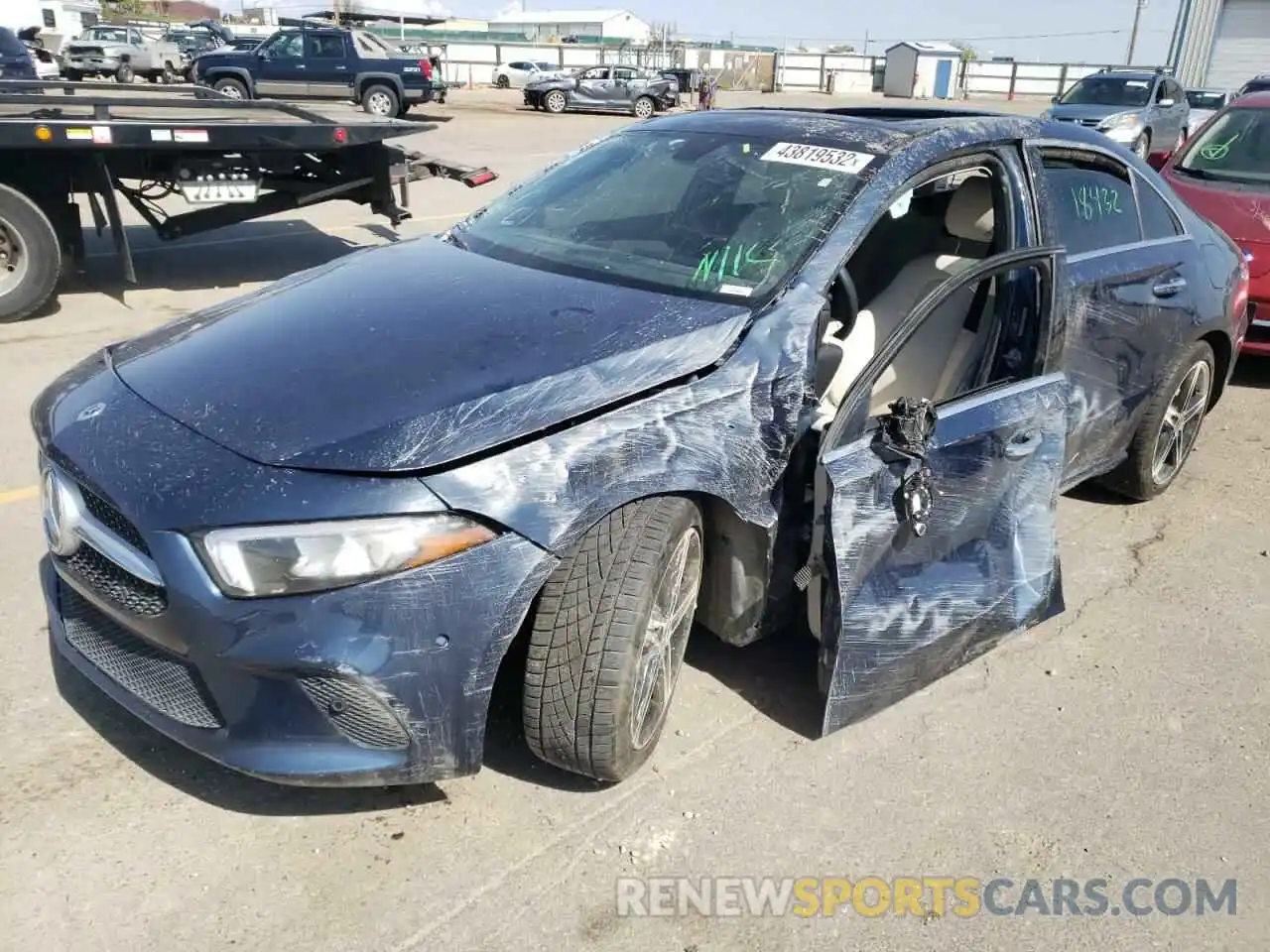 2 Photograph of a damaged car W1K3G4FB0MJ294871 MERCEDES-BENZ A-CLASS 2021