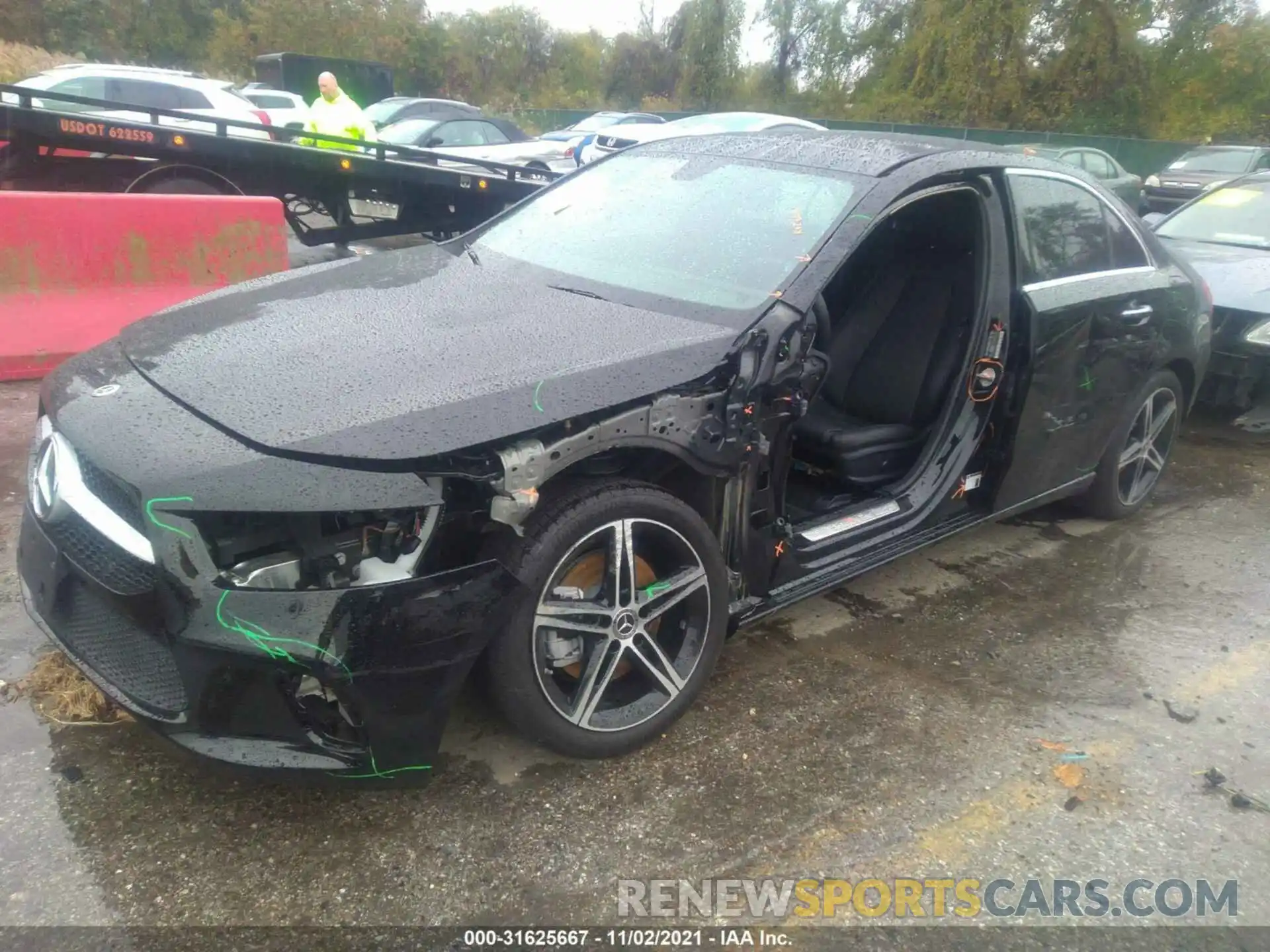 2 Photograph of a damaged car W1K3G4FB0MJ311572 MERCEDES-BENZ A-CLASS 2021