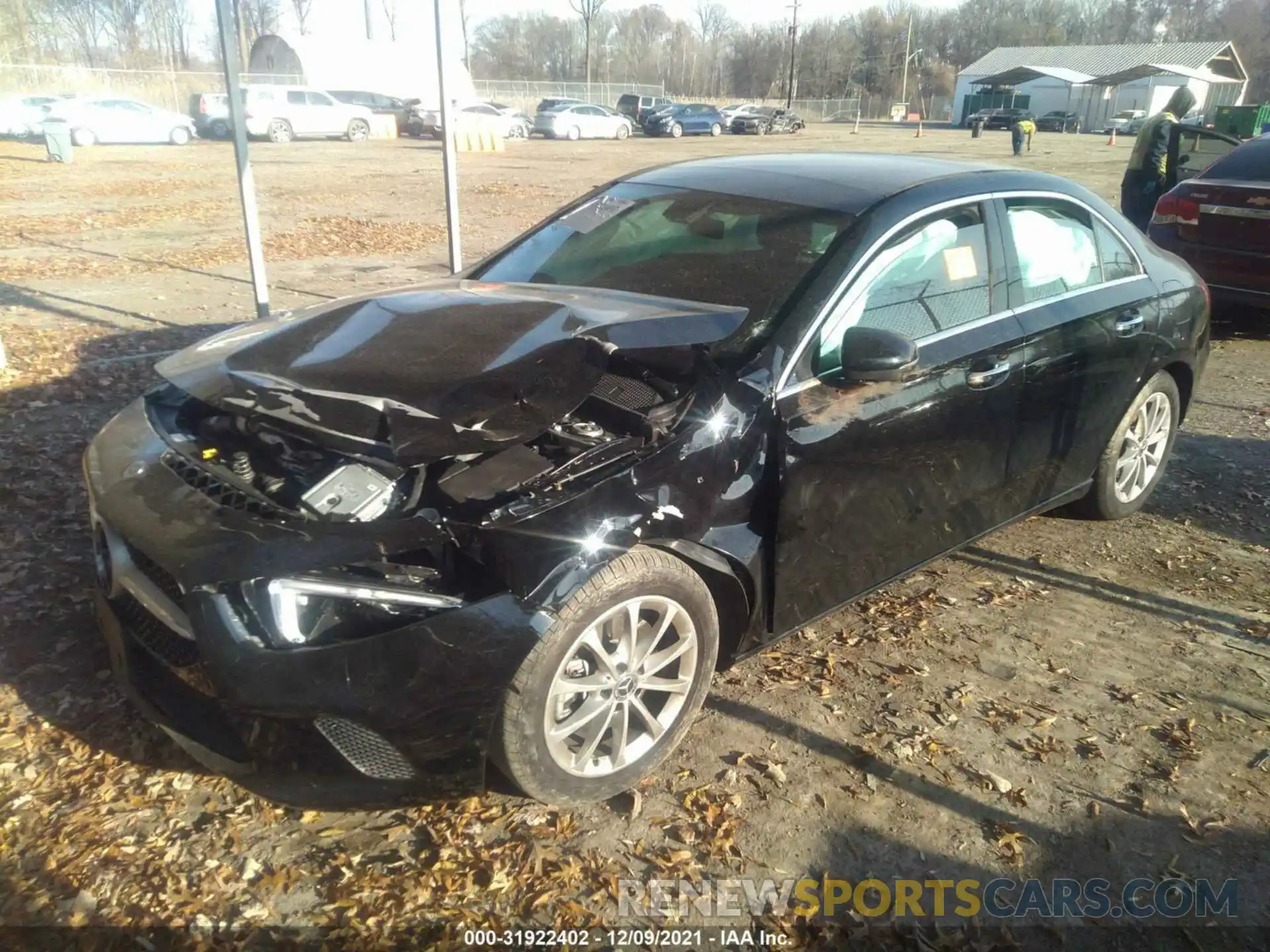 2 Photograph of a damaged car W1K3G4FB1MJ267355 MERCEDES-BENZ A-CLASS 2021