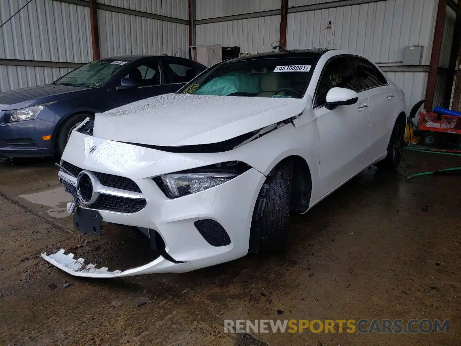 2 Photograph of a damaged car W1K3G4FB1MJ288710 MERCEDES-BENZ A-CLASS 2021