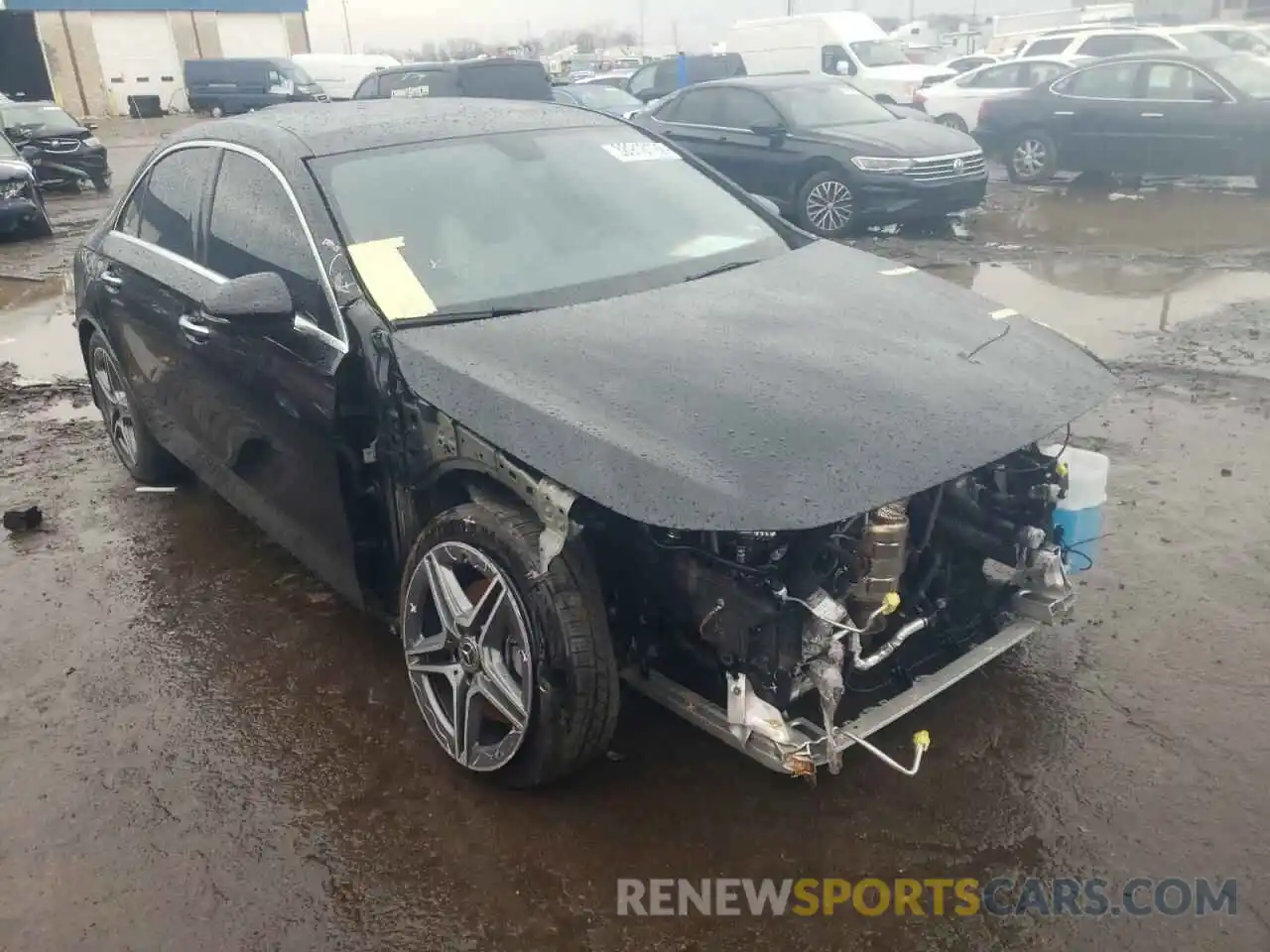 1 Photograph of a damaged car W1K3G4FB1MJ293499 MERCEDES-BENZ A-CLASS 2021