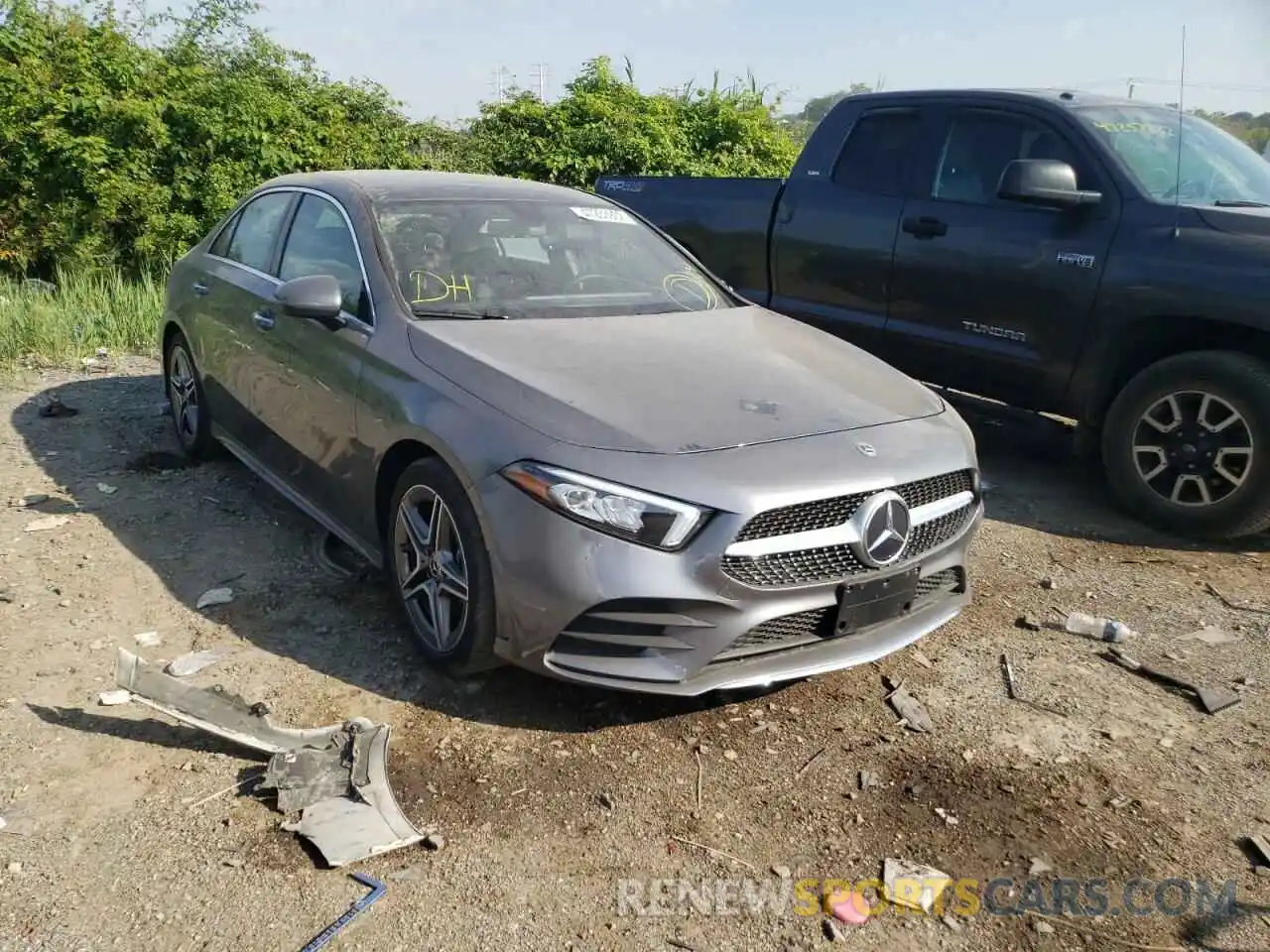 1 Photograph of a damaged car W1K3G4FB2MJ276565 MERCEDES-BENZ A-CLASS 2021