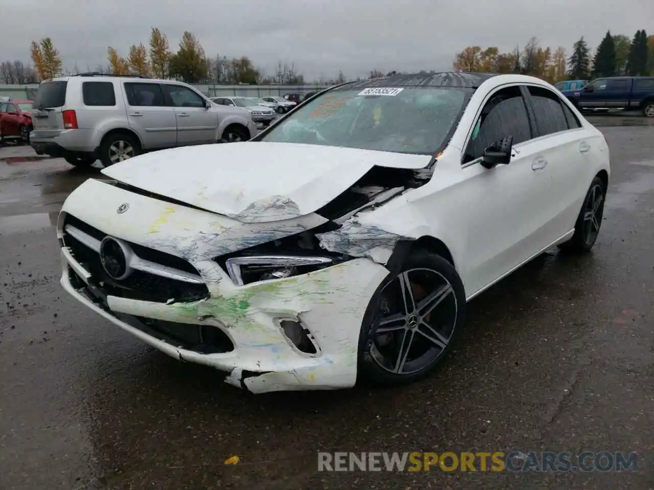 2 Photograph of a damaged car W1K3G4FB2MJ290207 MERCEDES-BENZ A-CLASS 2021