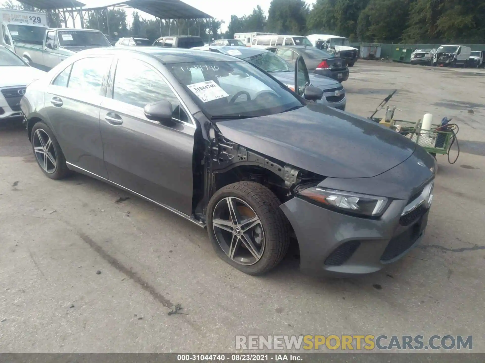 1 Photograph of a damaged car W1K3G4FB2MJ307409 MERCEDES-BENZ A-CLASS 2021