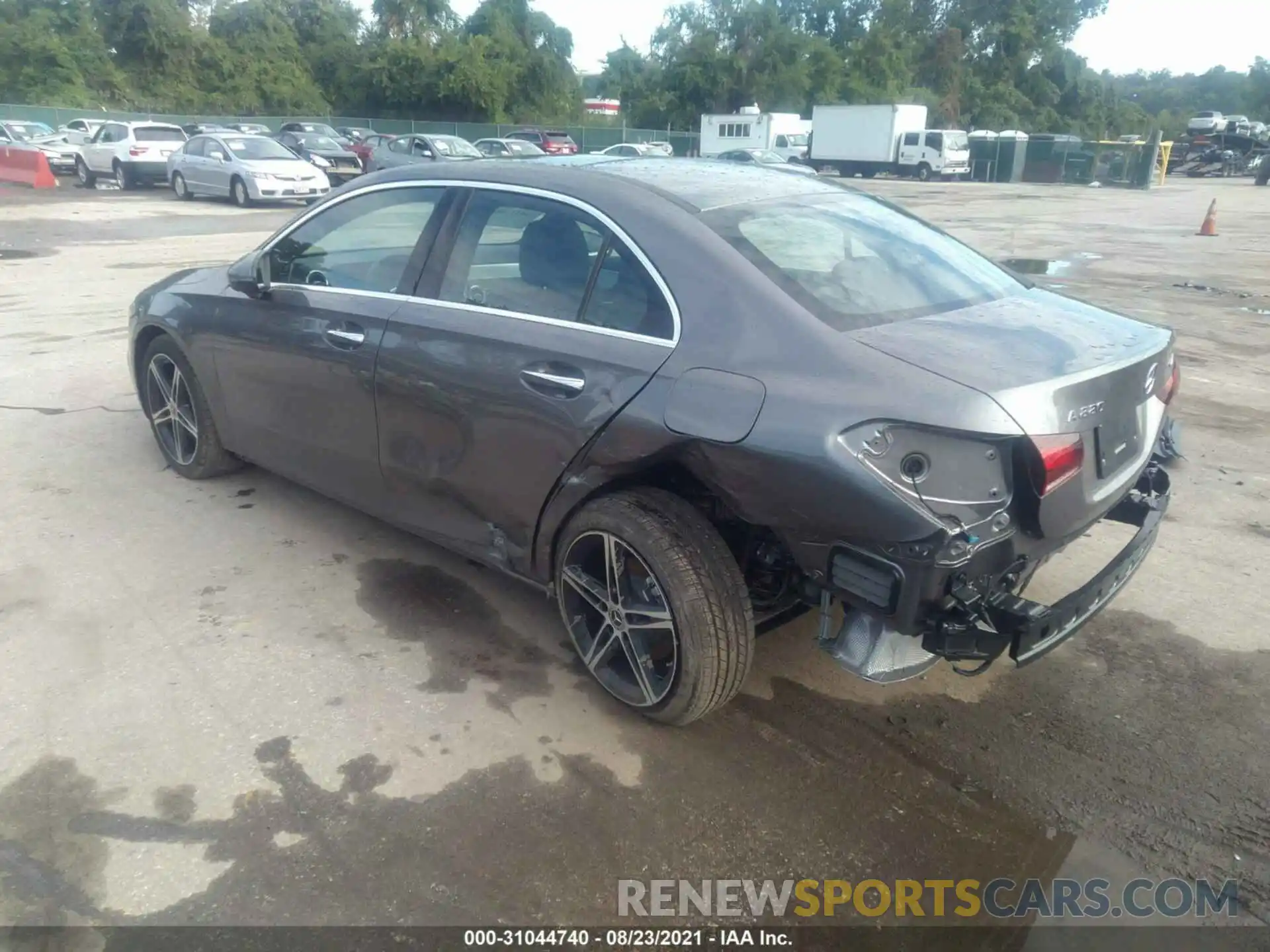 3 Photograph of a damaged car W1K3G4FB2MJ307409 MERCEDES-BENZ A-CLASS 2021