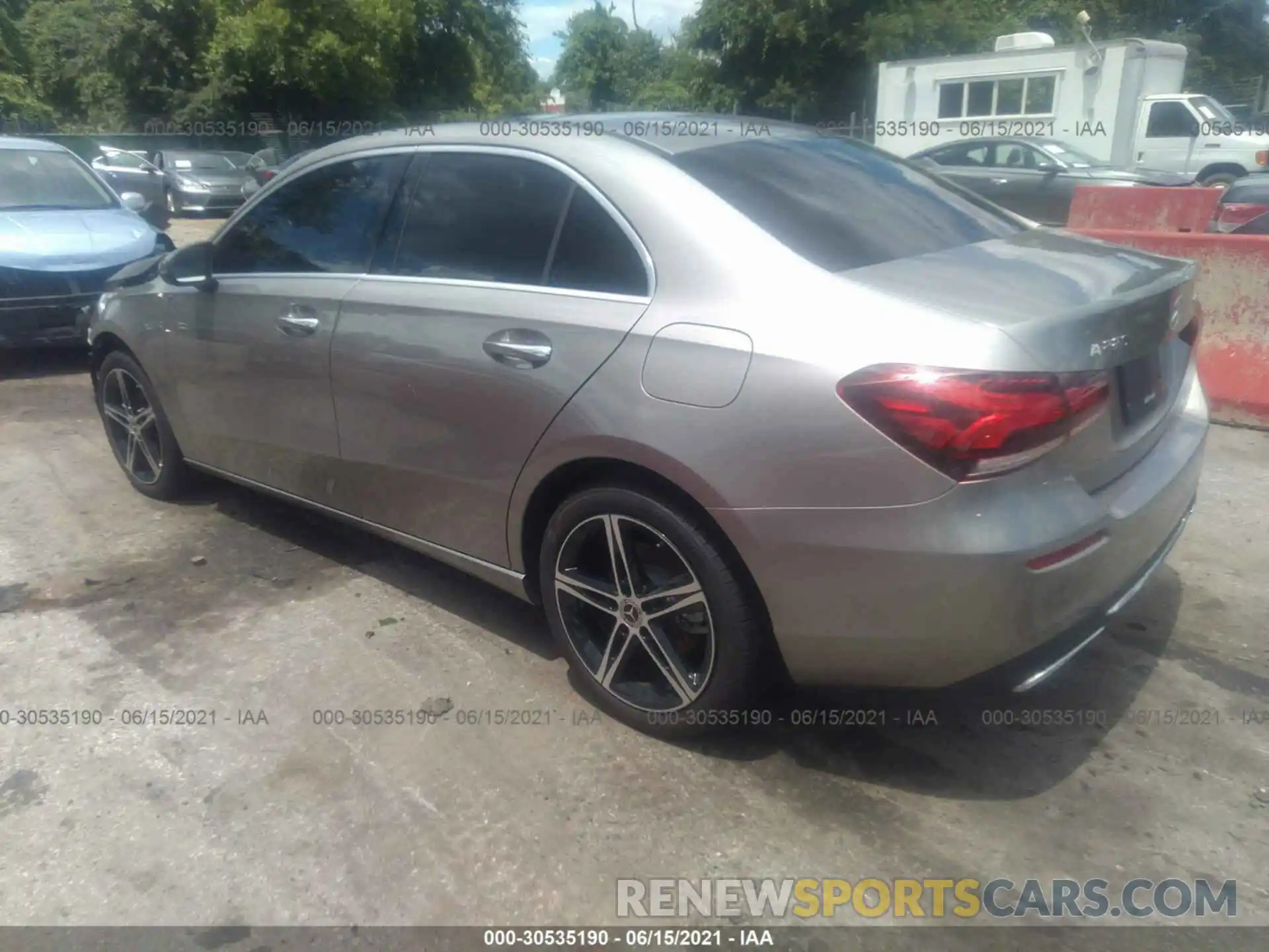 3 Photograph of a damaged car W1K3G4FB3MJ257510 MERCEDES-BENZ A-CLASS 2021