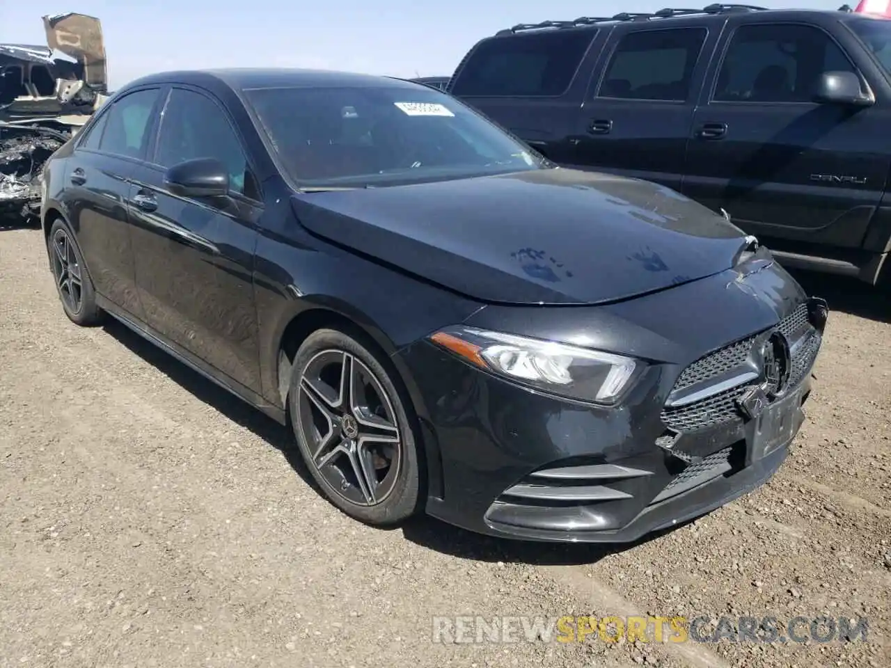 1 Photograph of a damaged car W1K3G4FB3MJ257846 MERCEDES-BENZ A-CLASS 2021