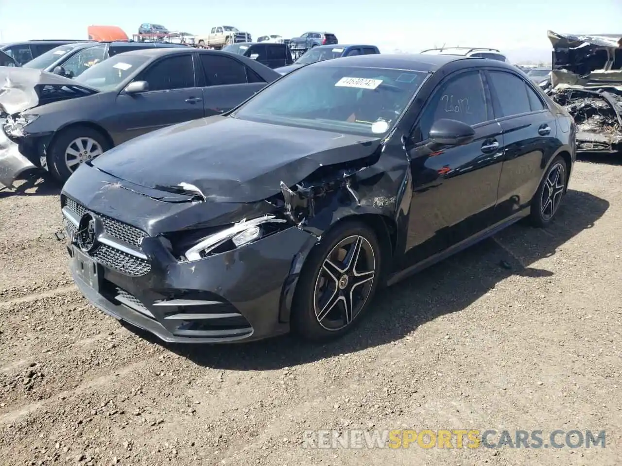 2 Photograph of a damaged car W1K3G4FB3MJ257846 MERCEDES-BENZ A-CLASS 2021