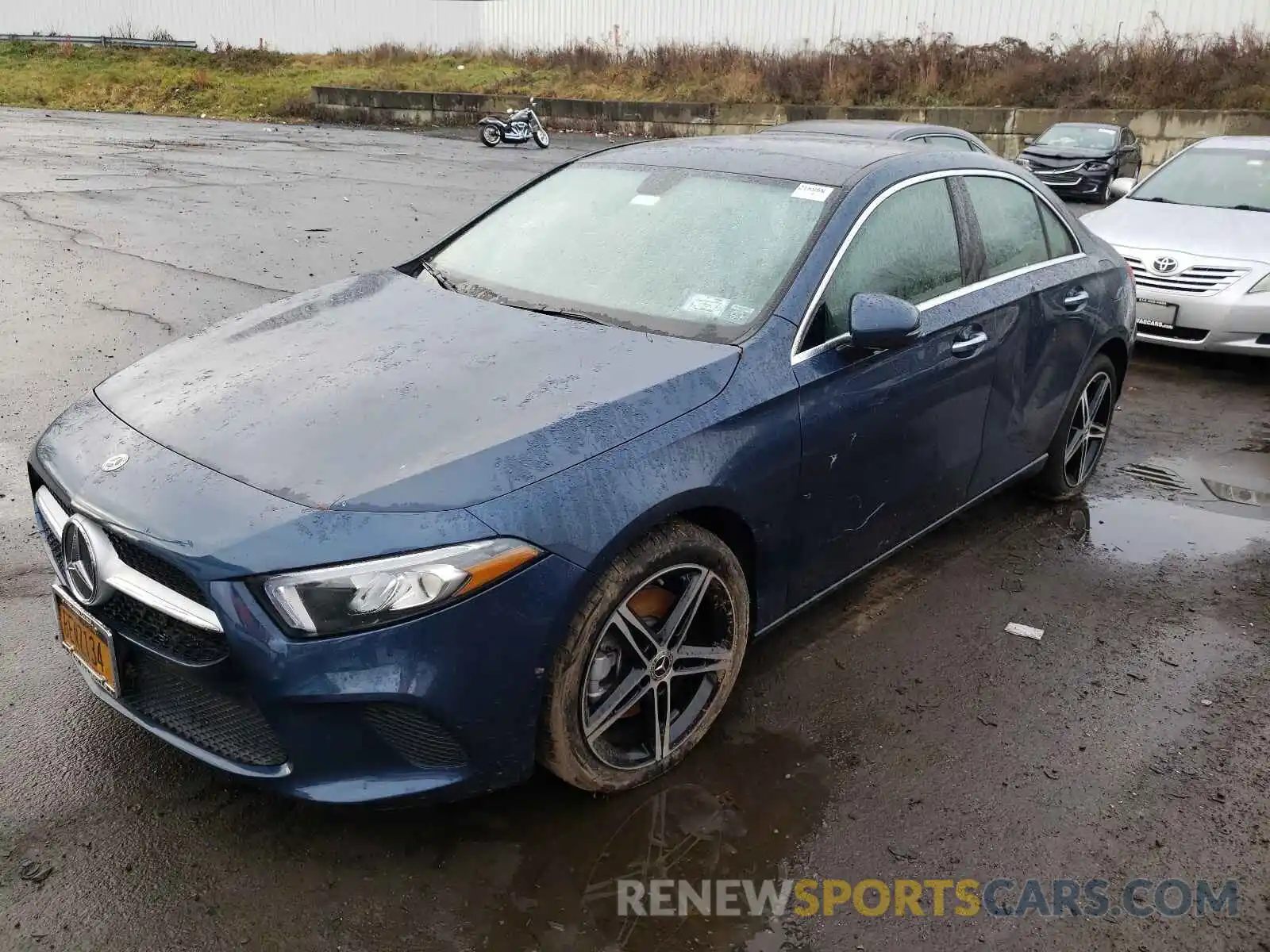 2 Photograph of a damaged car W1K3G4FB4MJ300347 MERCEDES-BENZ A-CLASS 2021