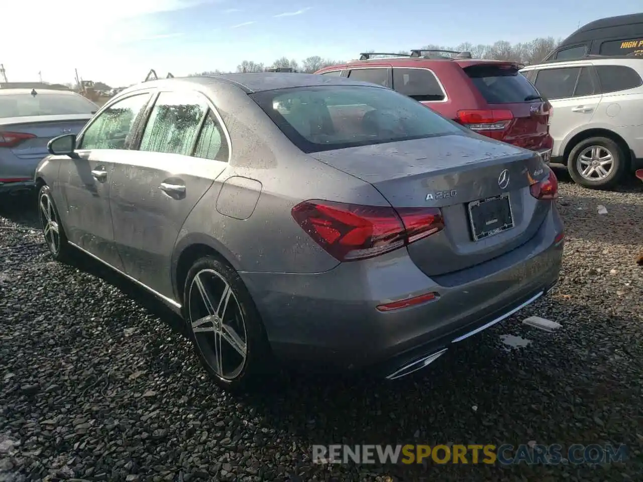 3 Photograph of a damaged car W1K3G4FB4MJ303006 MERCEDES-BENZ A-CLASS 2021