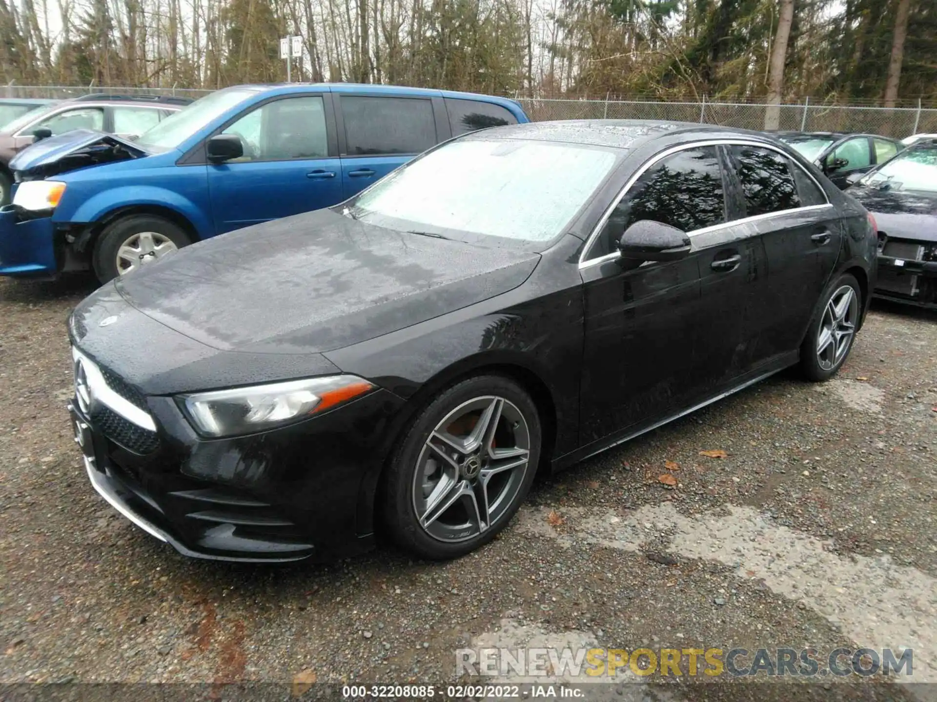 2 Photograph of a damaged car W1K3G4FB5MJ264653 MERCEDES-BENZ A-CLASS 2021