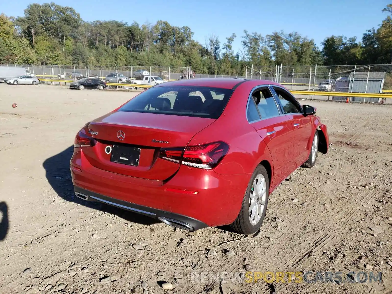 4 Photograph of a damaged car W1K3G4FB5MJ275491 MERCEDES-BENZ A-CLASS 2021