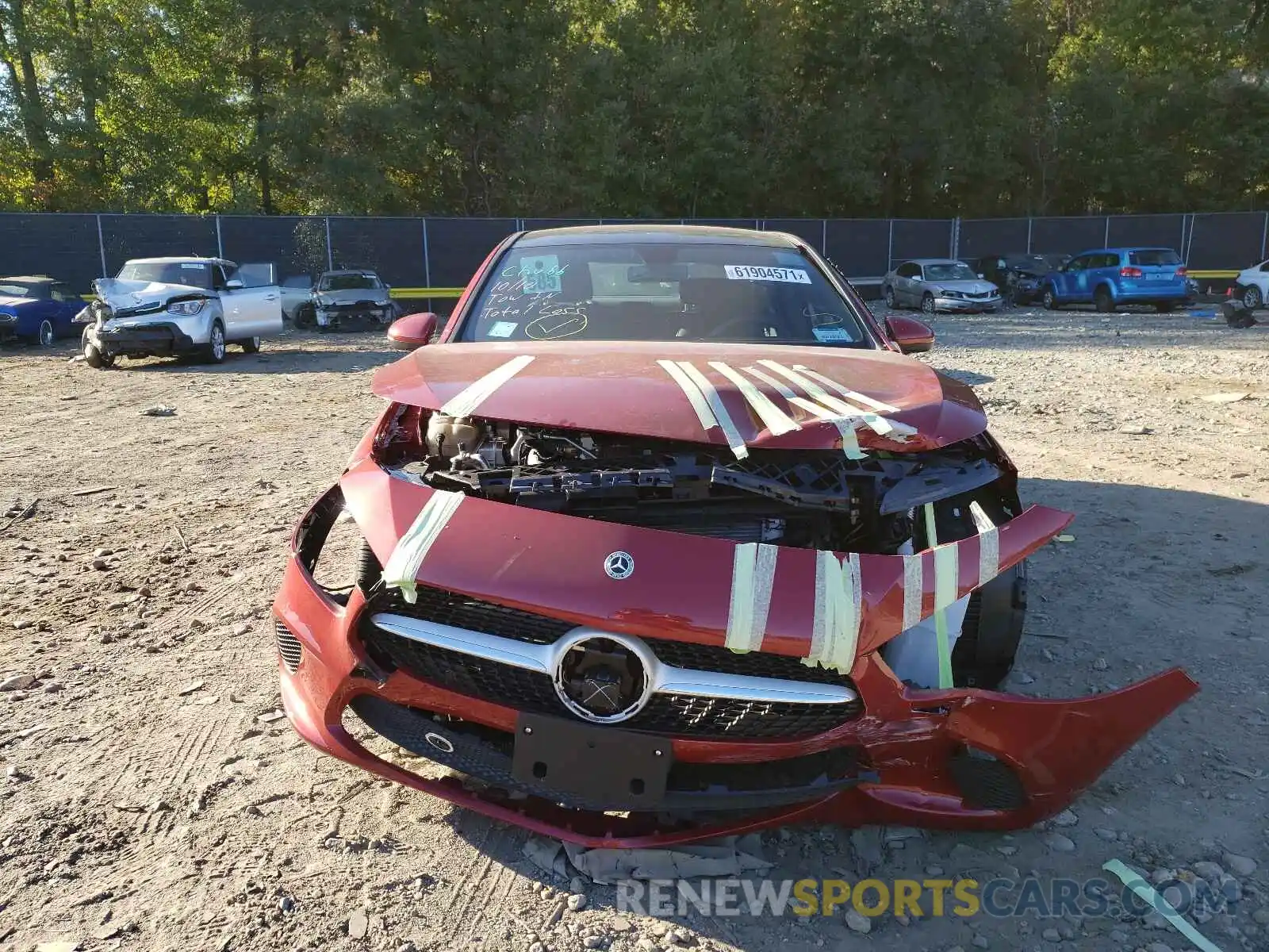 9 Photograph of a damaged car W1K3G4FB5MJ275491 MERCEDES-BENZ A-CLASS 2021