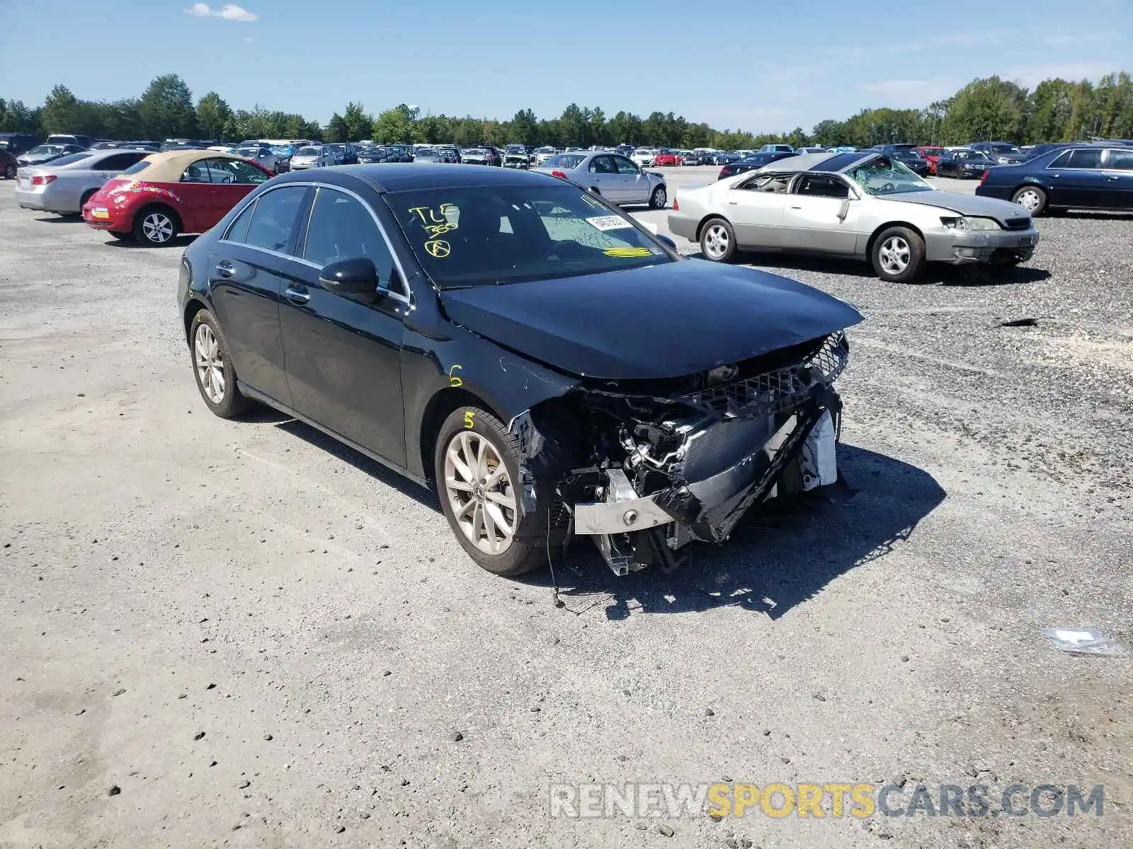 1 Photograph of a damaged car W1K3G4FB6MJ265679 MERCEDES-BENZ A-CLASS 2021