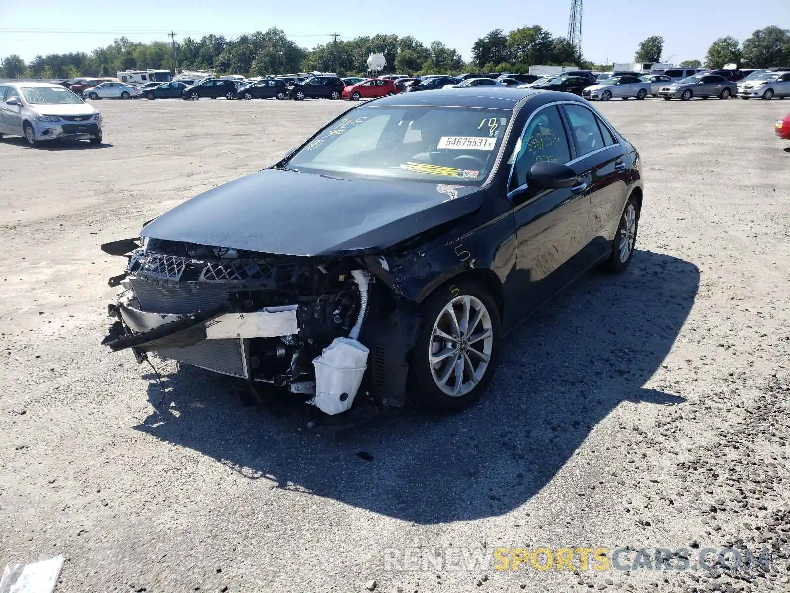 2 Photograph of a damaged car W1K3G4FB6MJ265679 MERCEDES-BENZ A-CLASS 2021